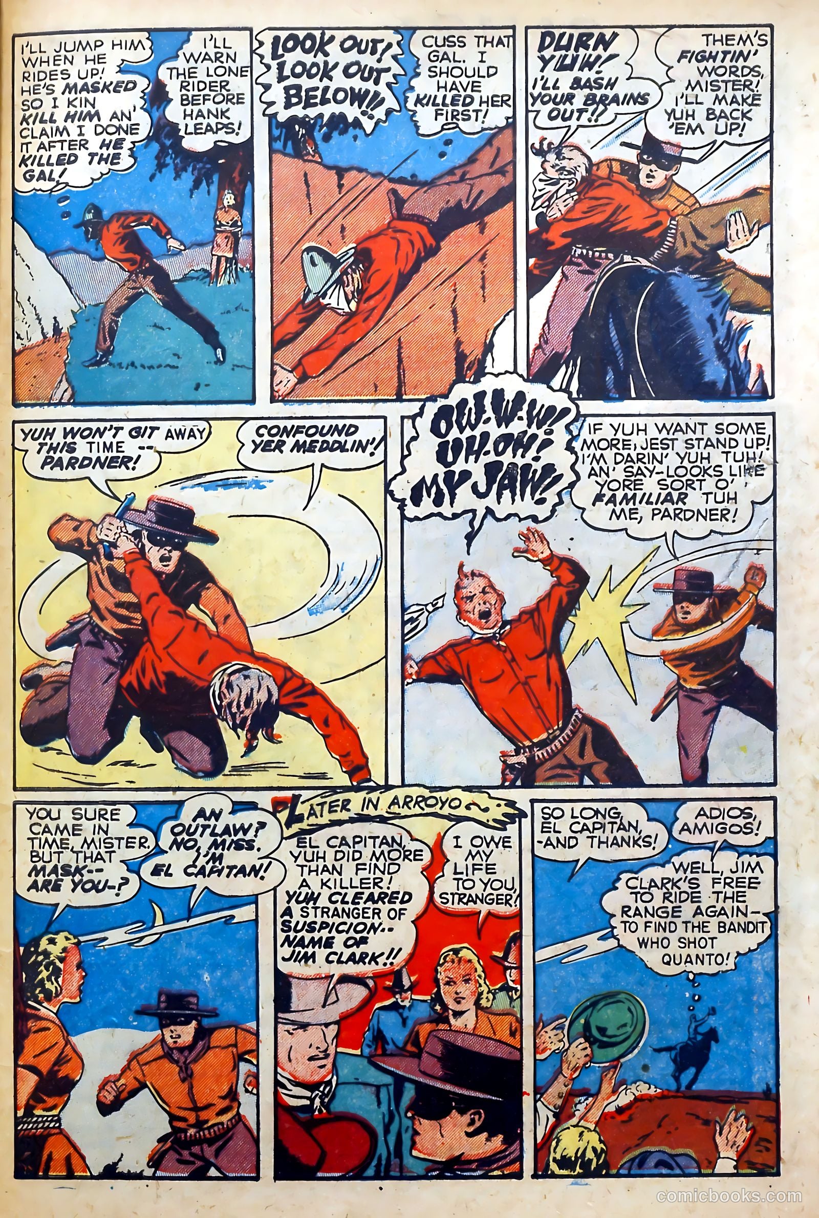 Super Western Comics #1 (1950) — page 33 of 36