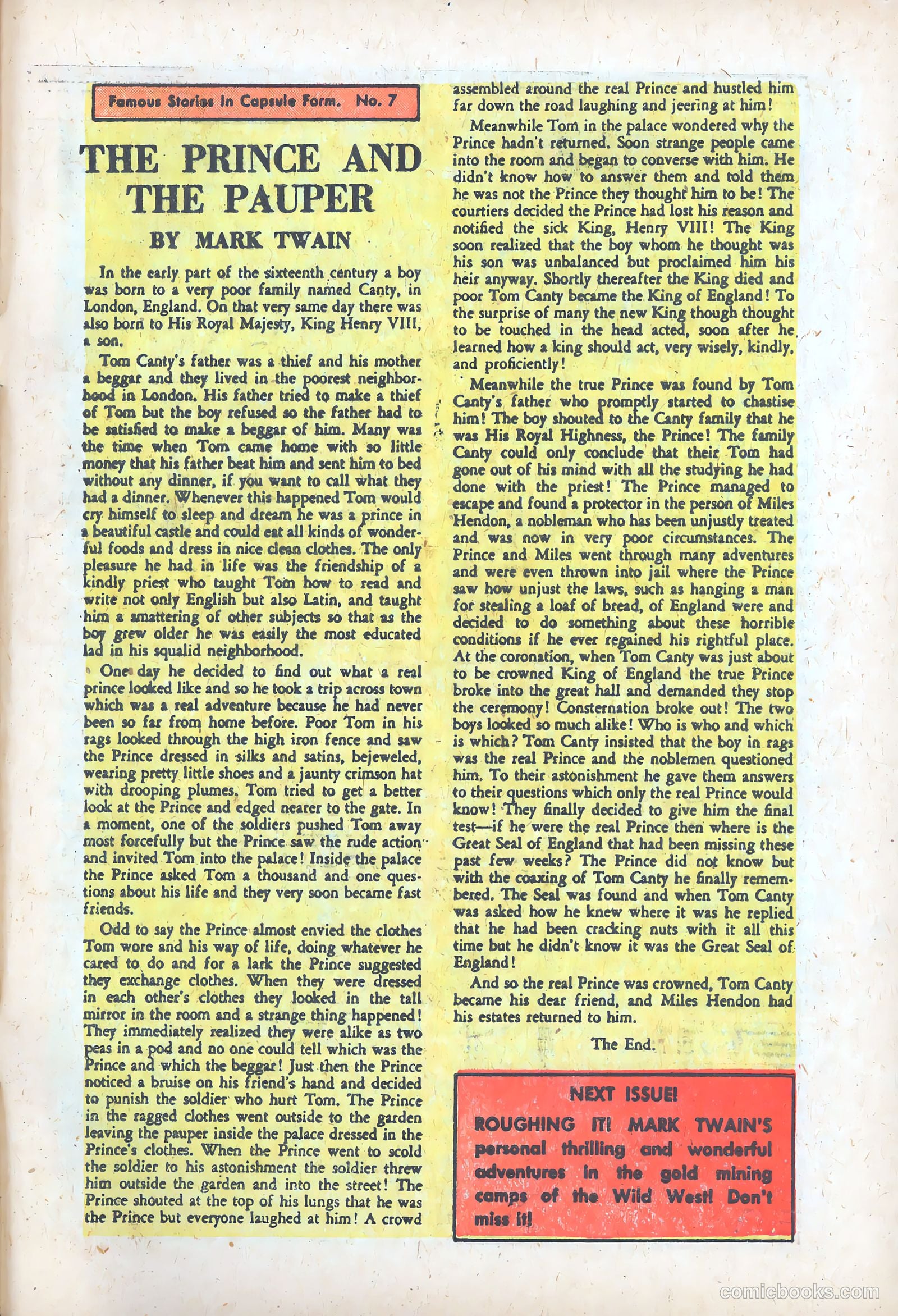 Superior Stories #4 (1955) — page 33 of 36