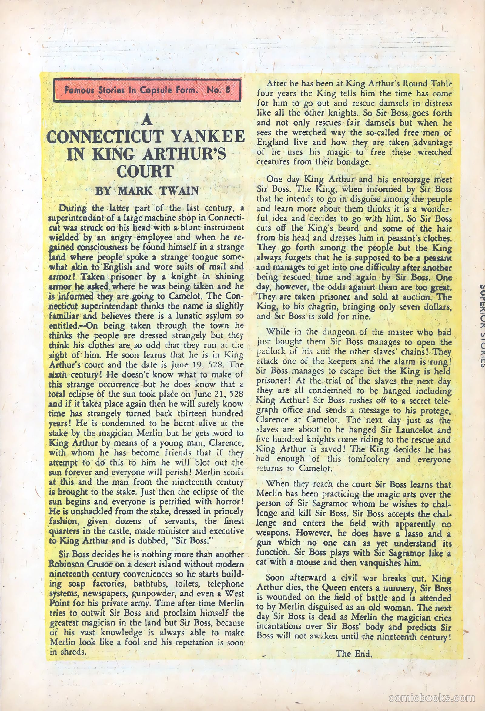 Superior Stories #4 (1955) — page 34 of 36