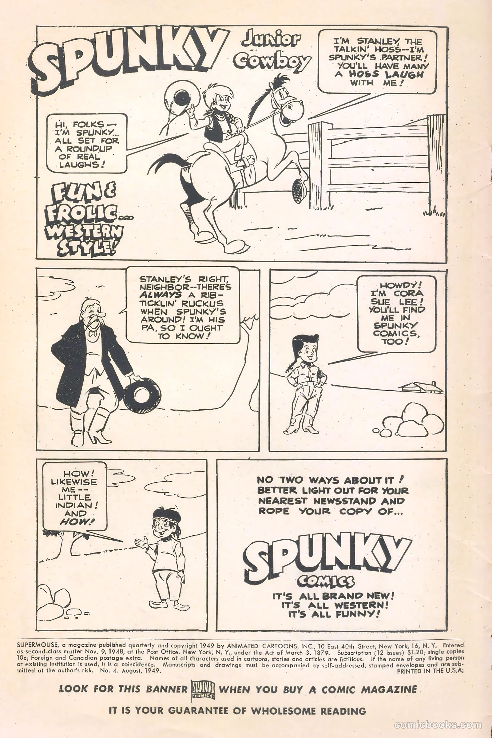 Supermouse #4 (1949) — page 2 of 36