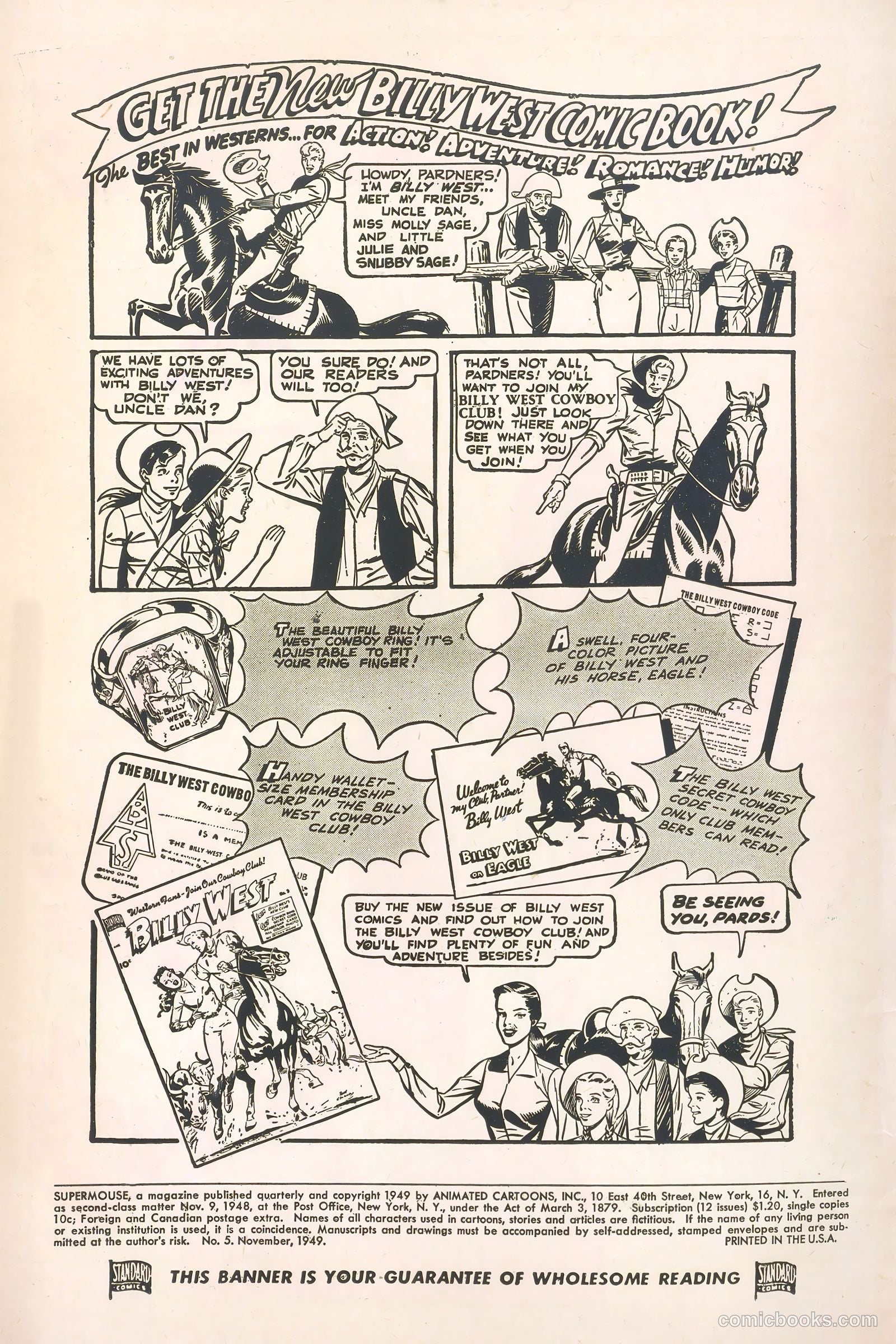 Supermouse #5 (1949) — page 2 of 36