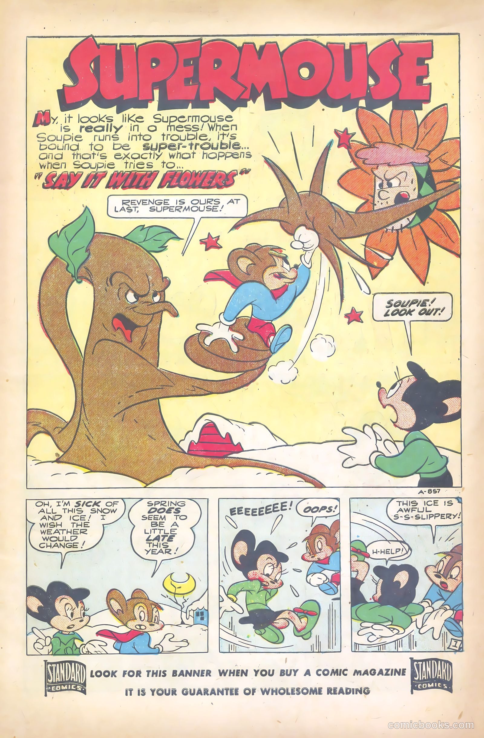 Supermouse #7 (1950) — page 3 of 36