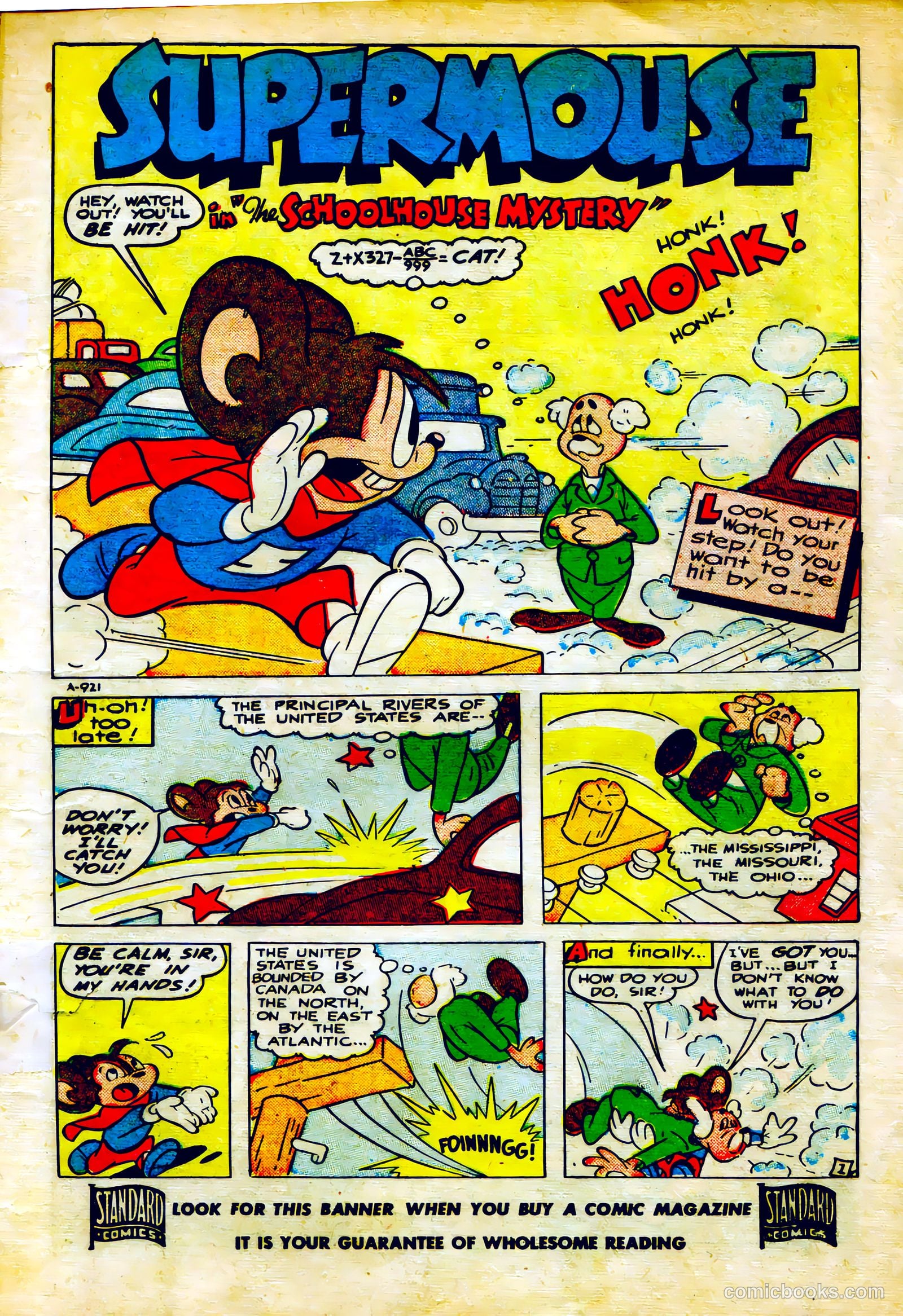 Supermouse #8 (1950) — page 3 of 36