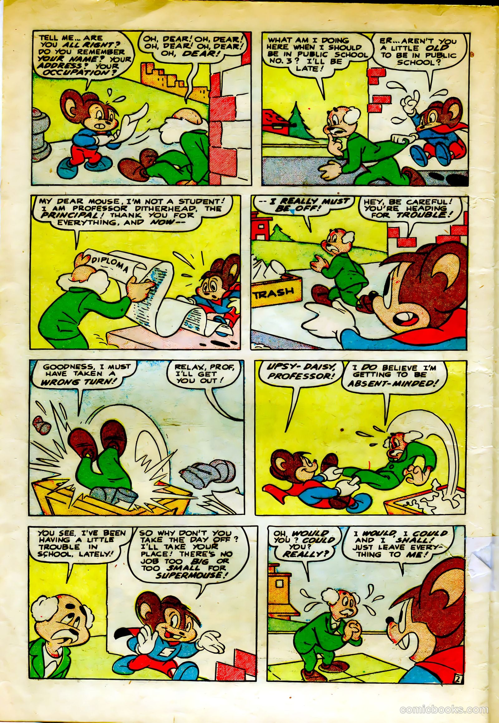 Supermouse #8 (1950) — page 4 of 36