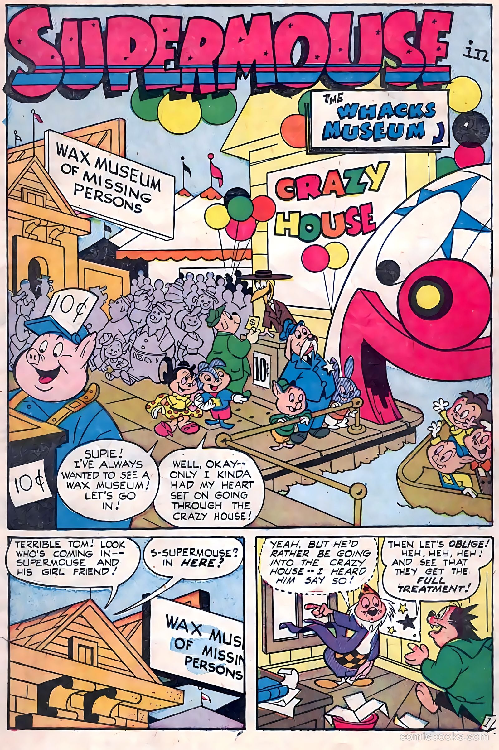 Supermouse, the Big Cheese, Giant Summer Issue #2 (1958) — page 3 of 84