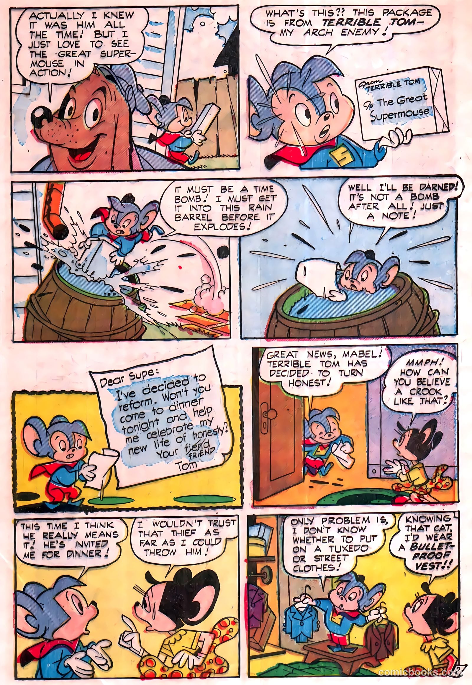 Supermouse, the Big Cheese, Giant Summer Issue #2 (1958) — page 16 of 84