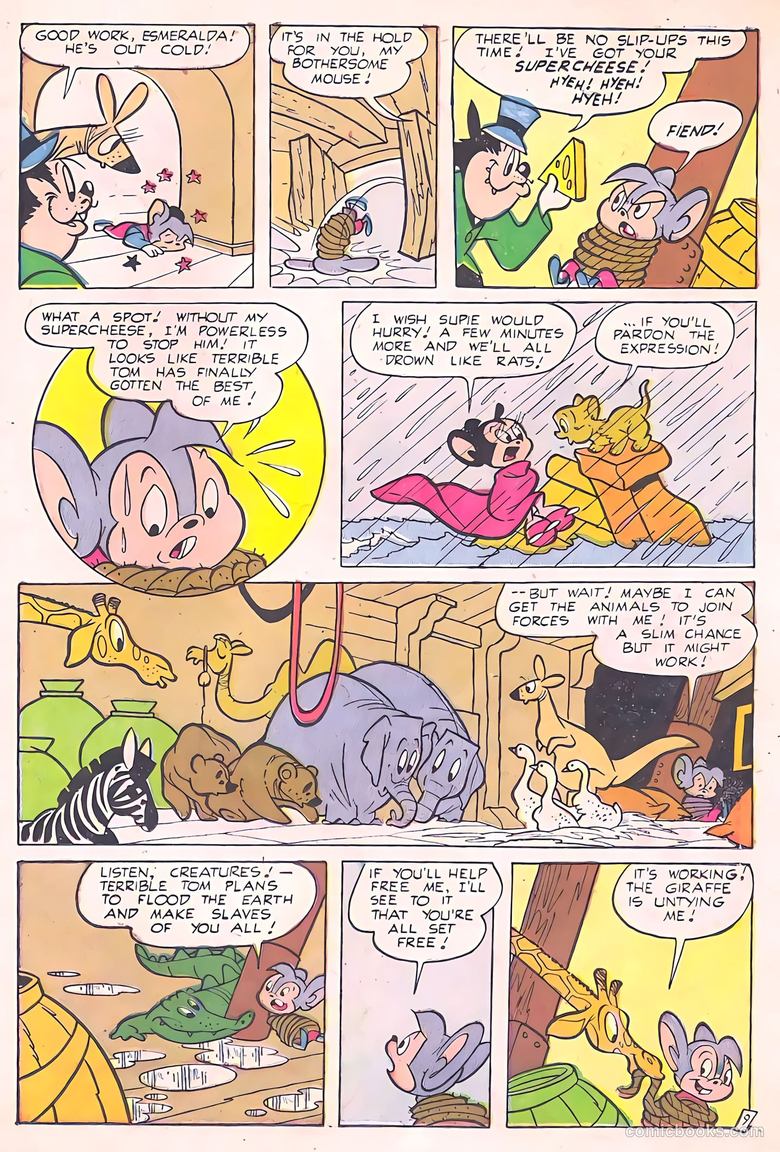 Supermouse, the Big Cheese, Giant Summer Issue #2 (1958) — page 59 of 84