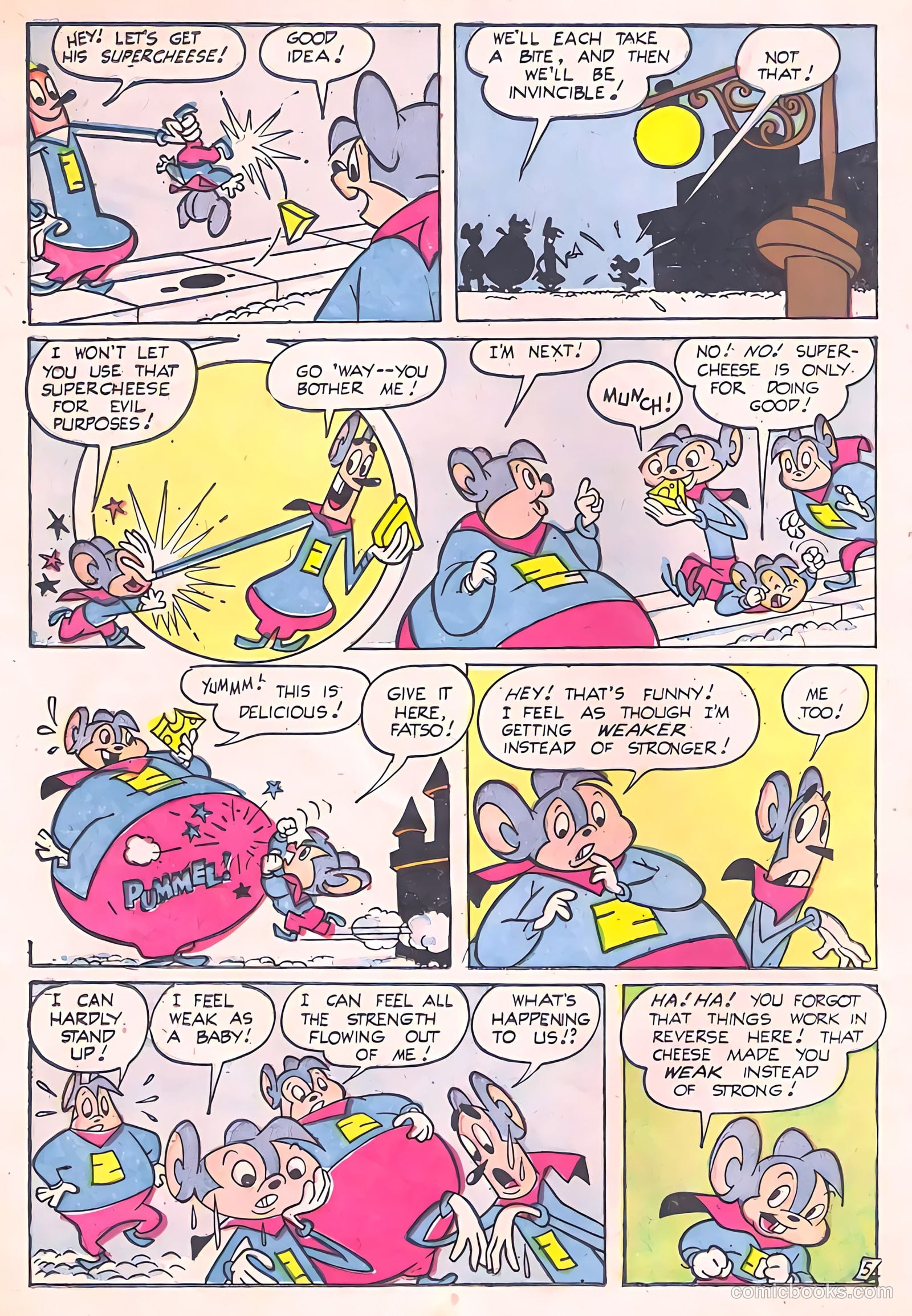 Supermouse, the Big Cheese, Giant Summer Issue #2 (1958) — page 66 of 84