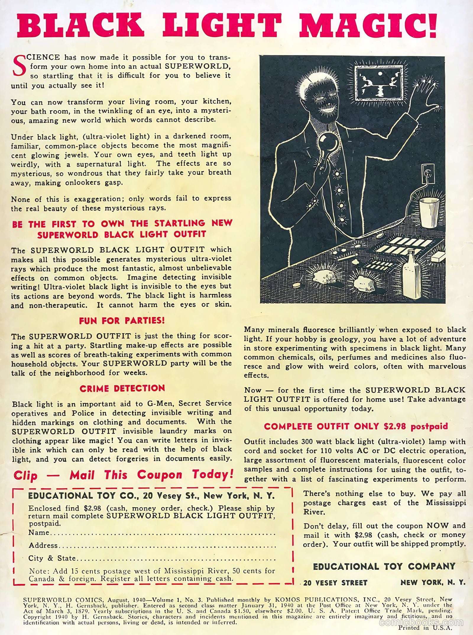 Superworld Comics #3 (1940) — page 2 of 70