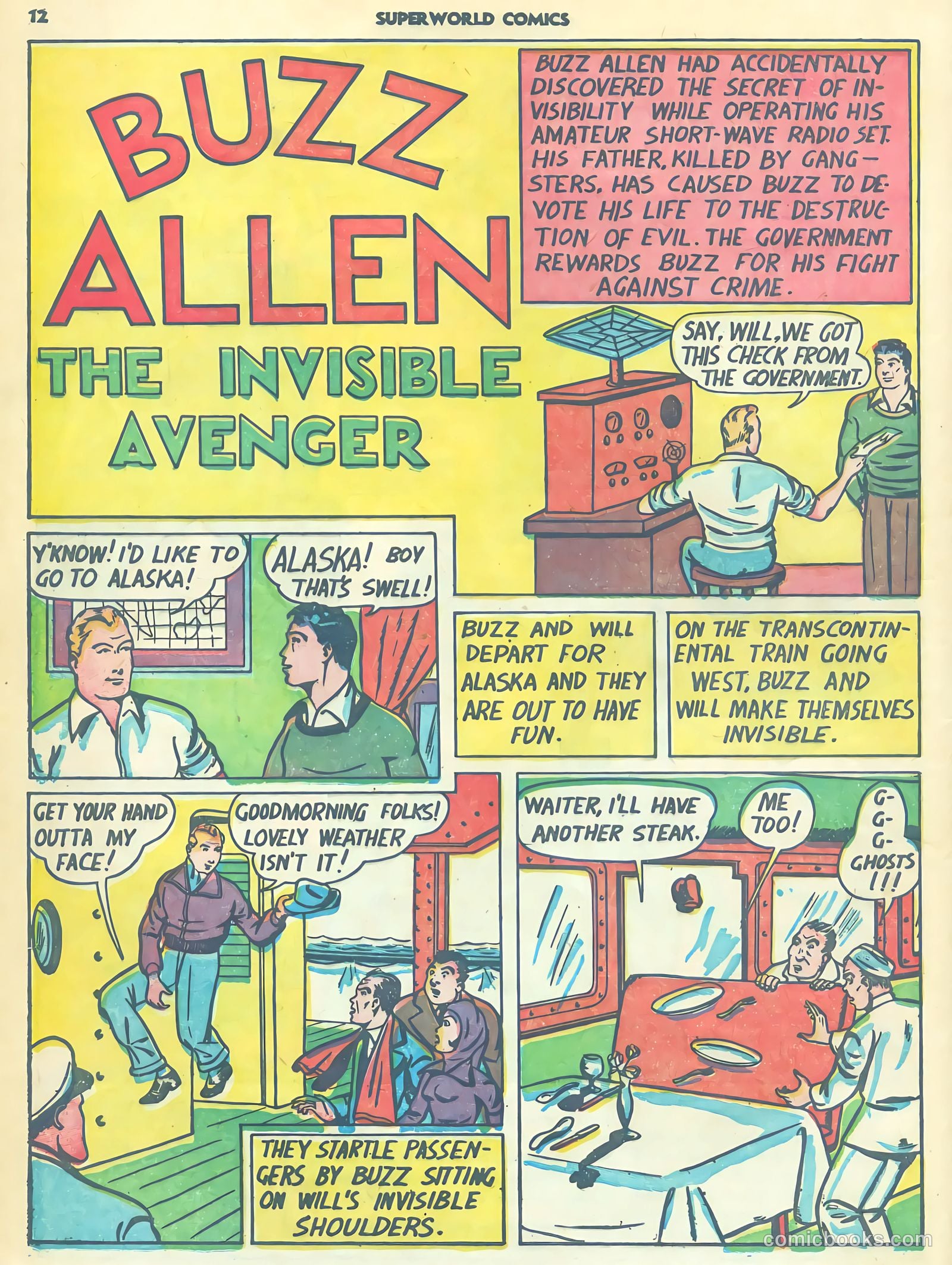 Superworld Comics #3 (1940) — page 14 of 70