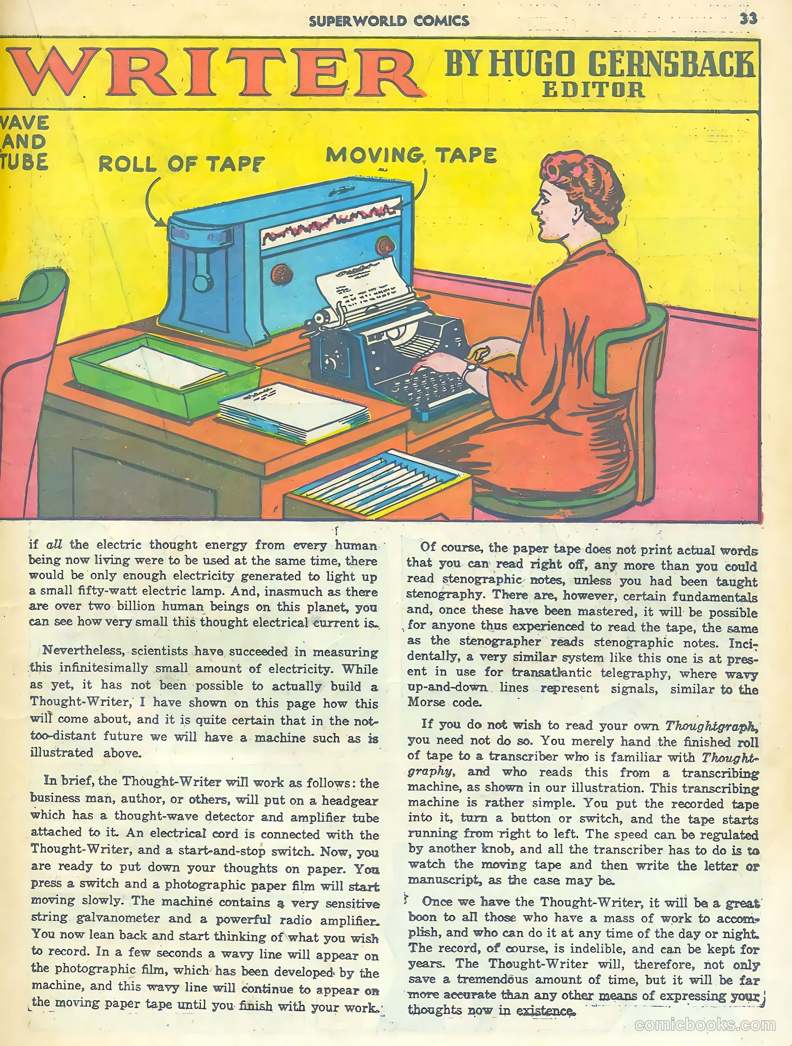 Superworld Comics #3 (1940) — page 69 of 70