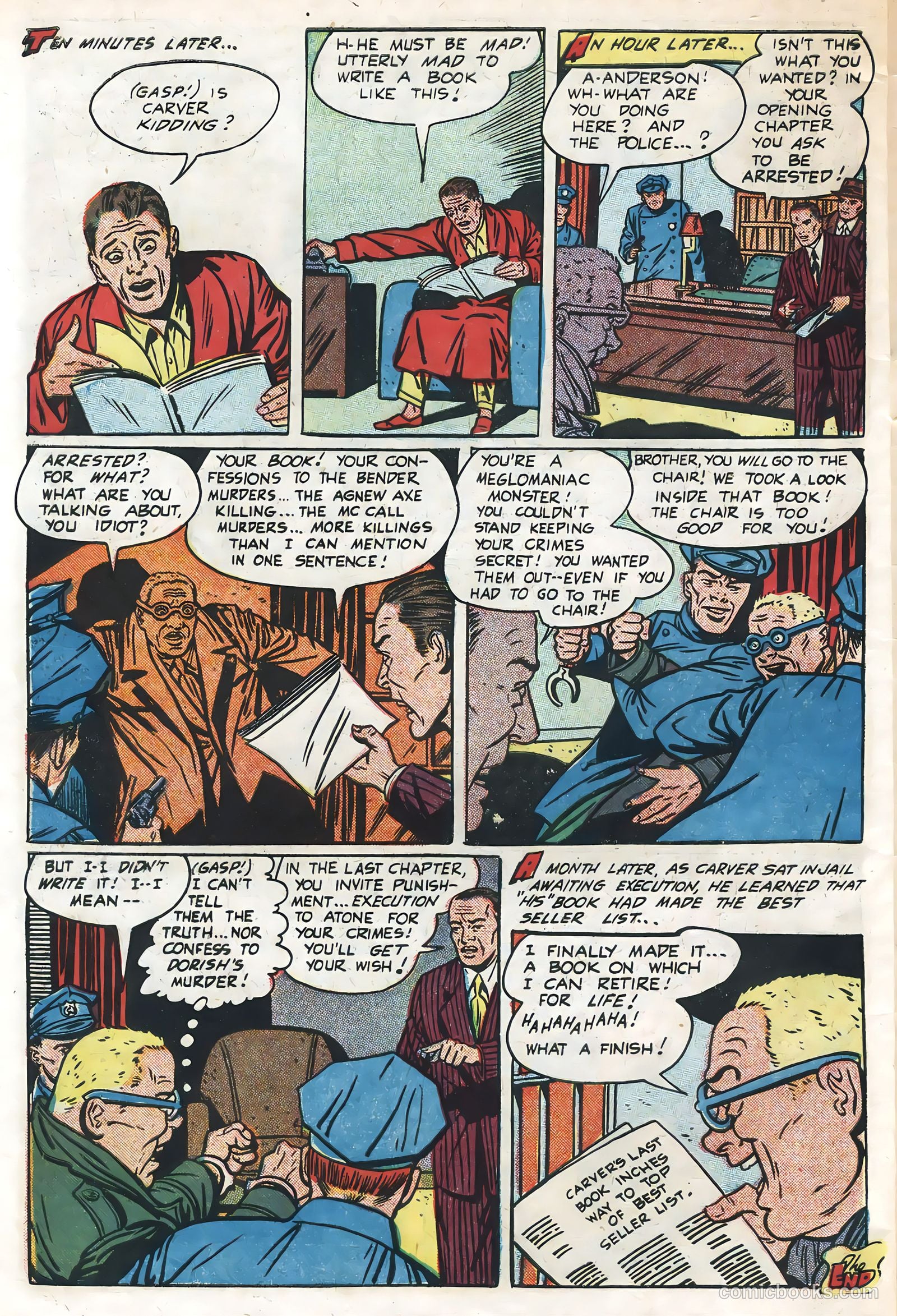 Surprise Adventures #4 (1955) — page 32 of 36