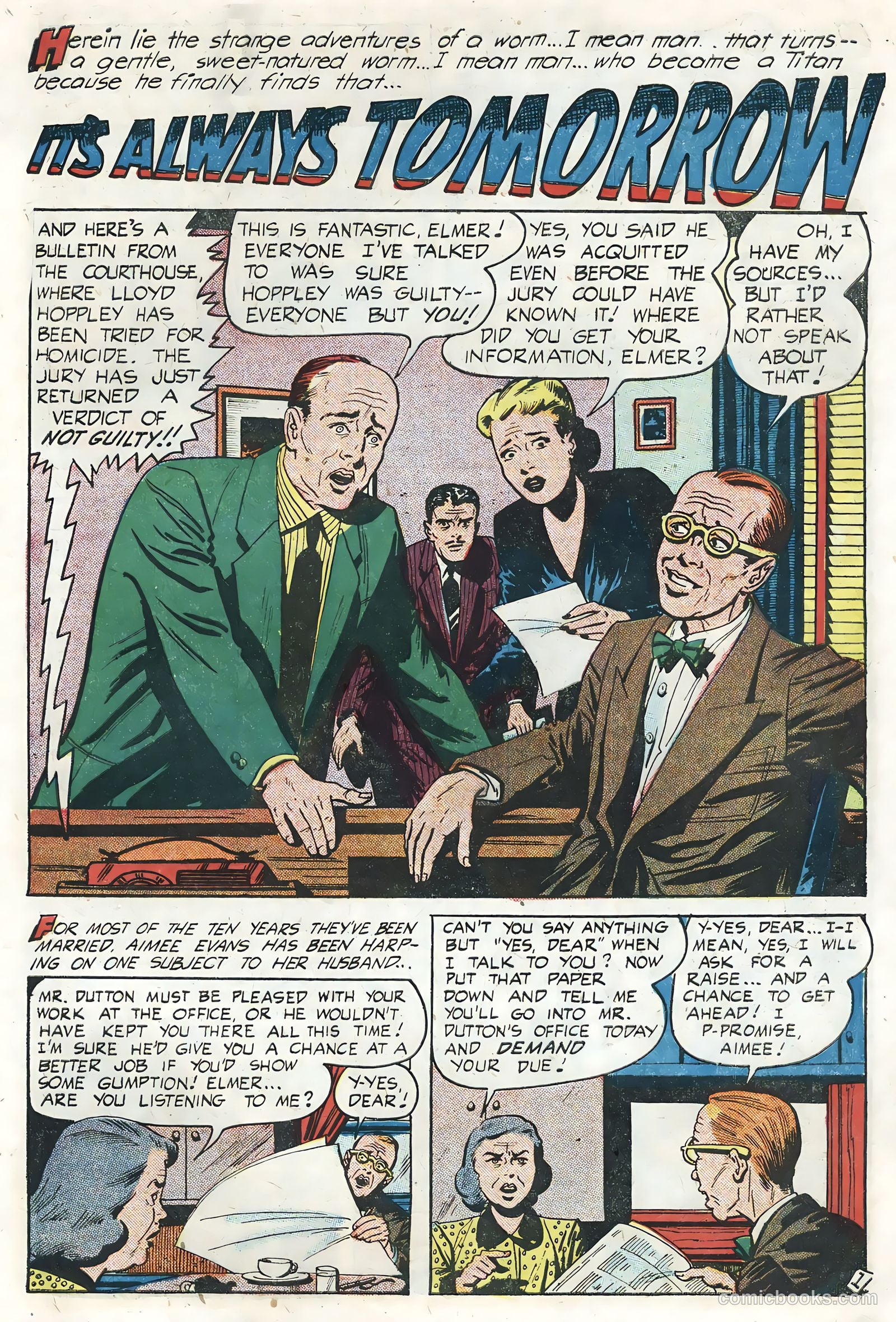 Surprise Adventures #5 (1955) — page 27 of 36