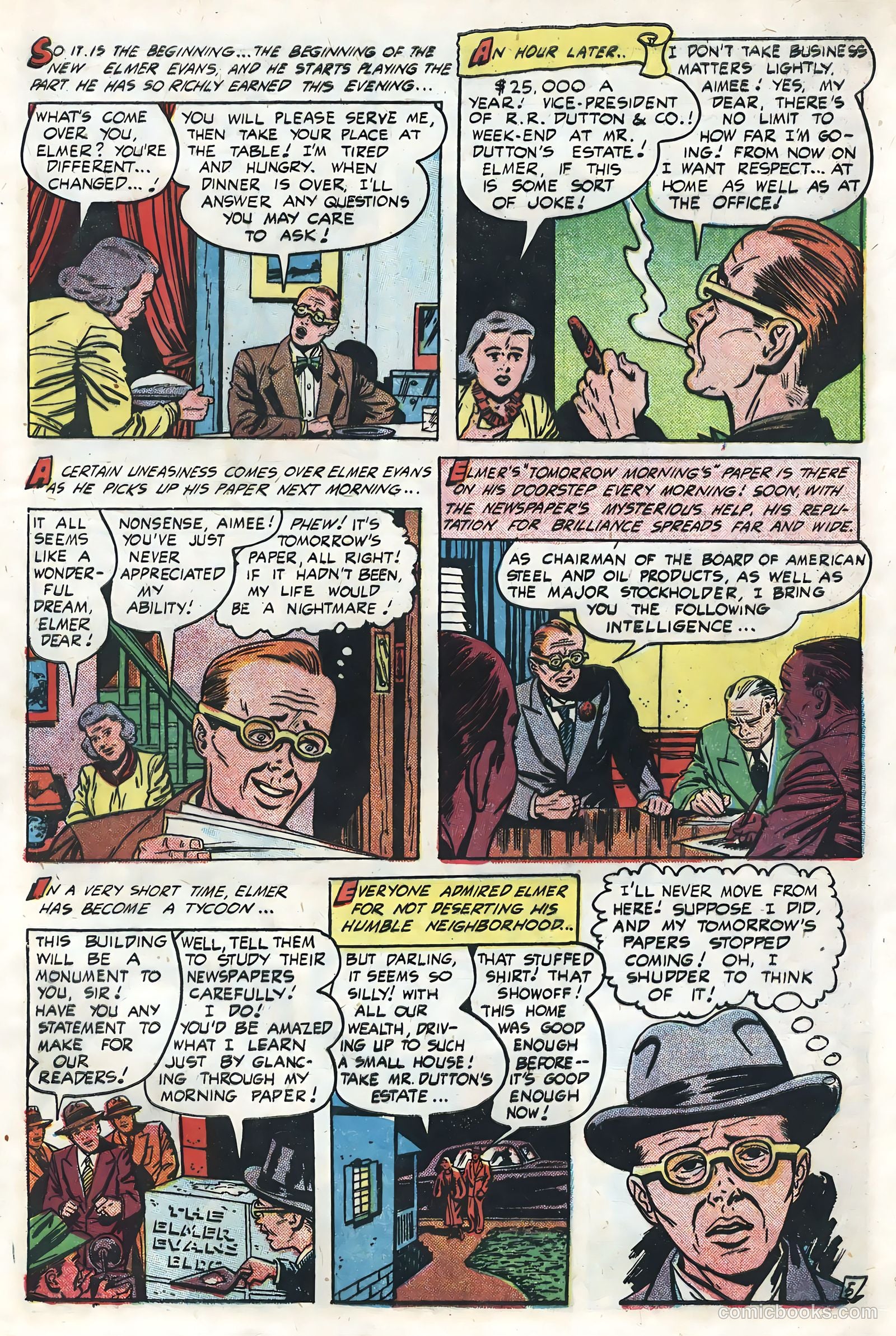 Surprise Adventures #5 (1955) — page 31 of 36