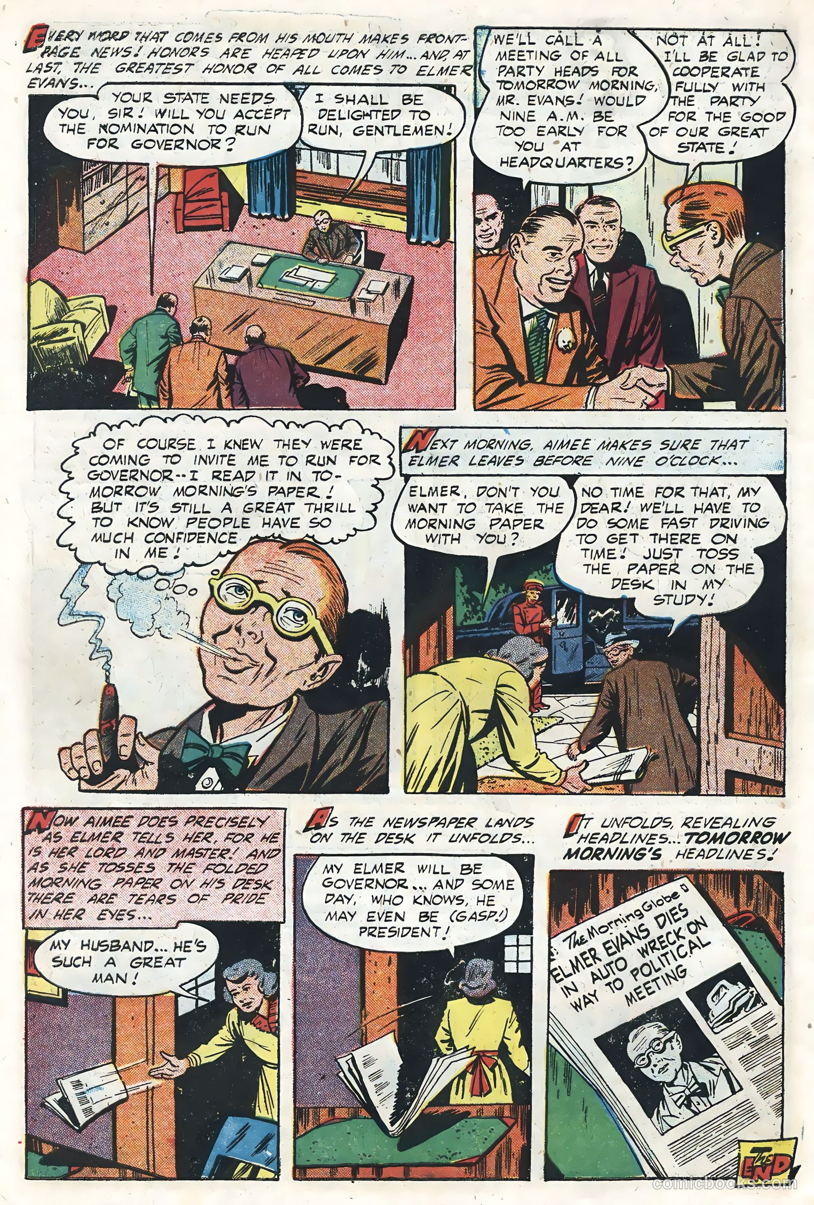 Surprise Adventures #5 (1955) — page 32 of 36
