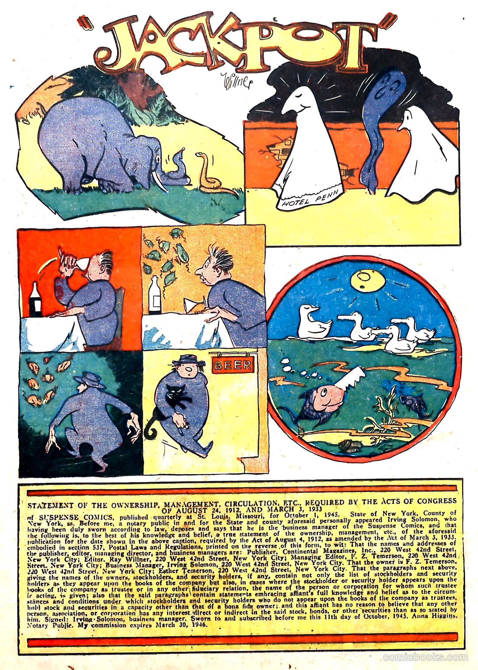 Suspense Comics #12 (1946) — page 36 of 52