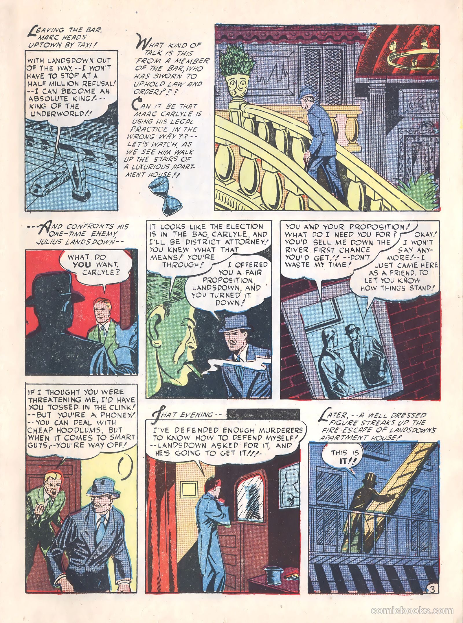 Suspense Comics #3 (1944) — page 19 of 61