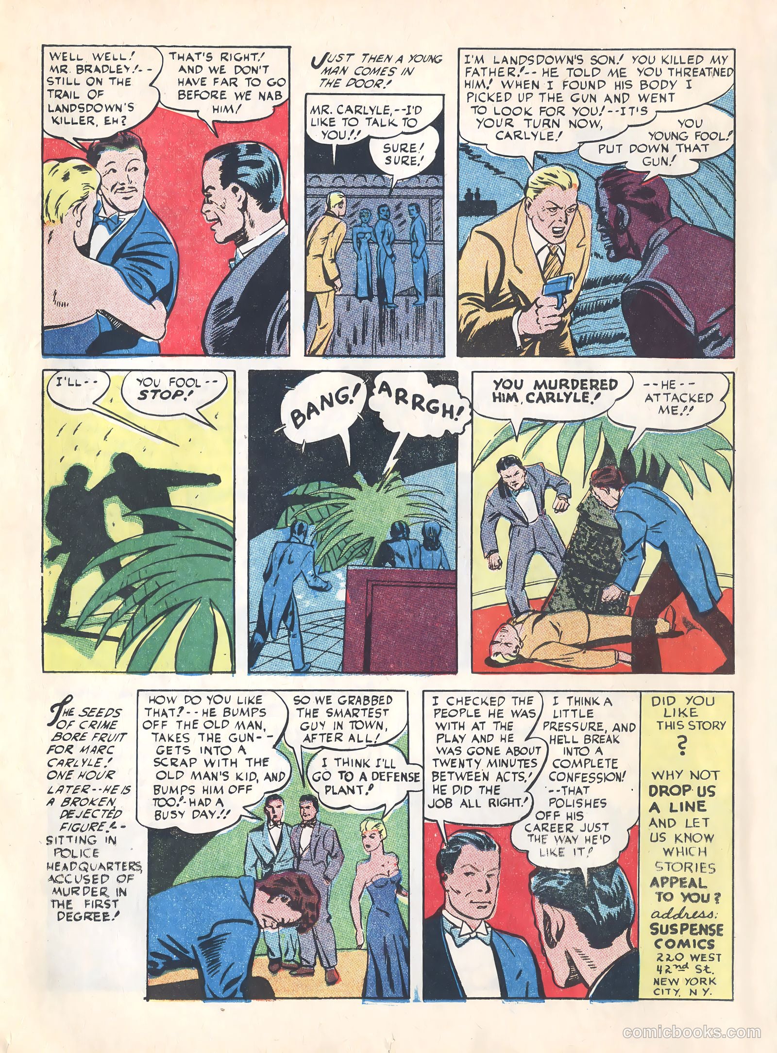 Suspense Comics #3 (1944) — page 22 of 61