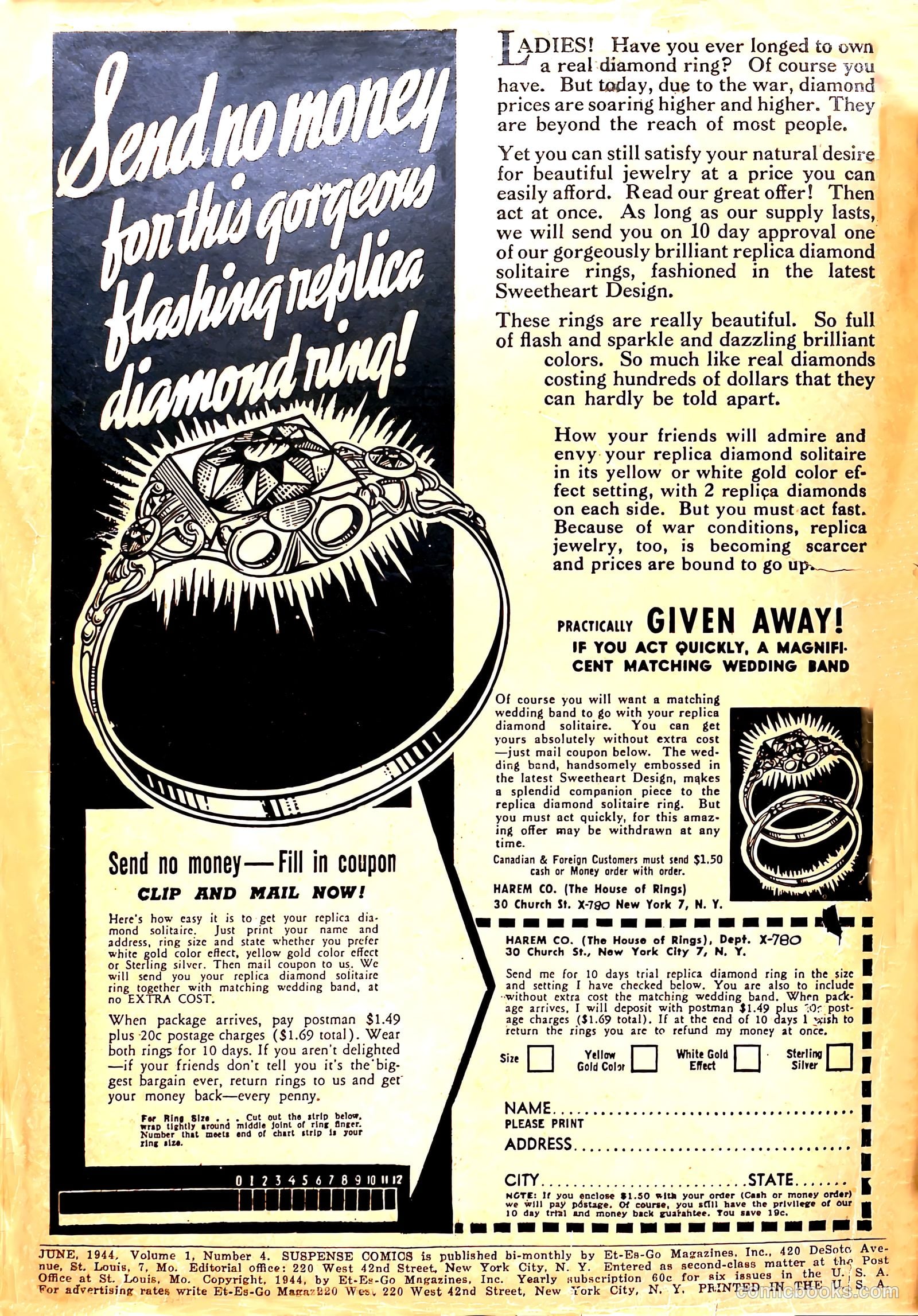 Suspense Comics #4 (1944) — page 2 of 52