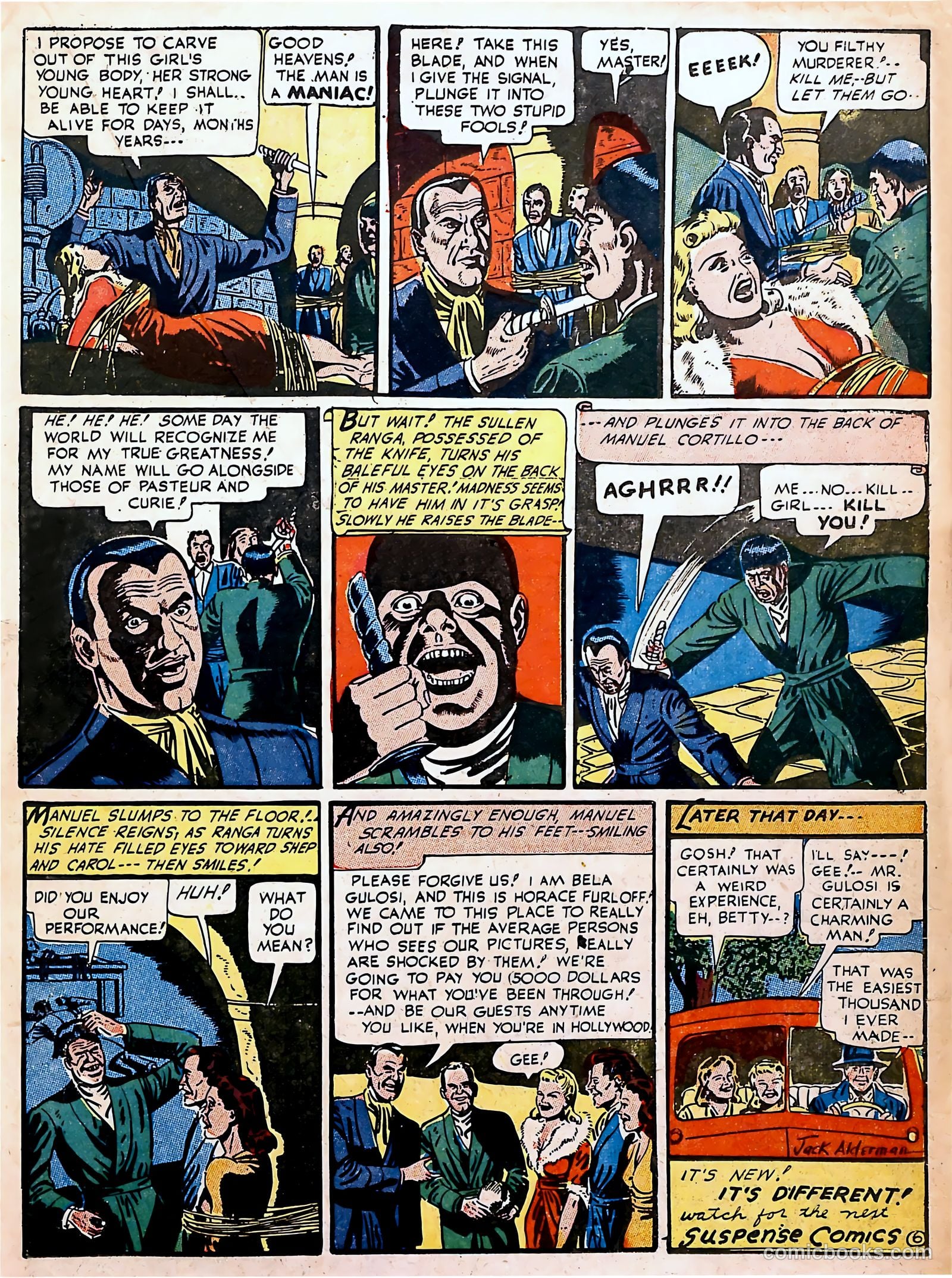 Suspense Comics #4 (1944) — page 23 of 52