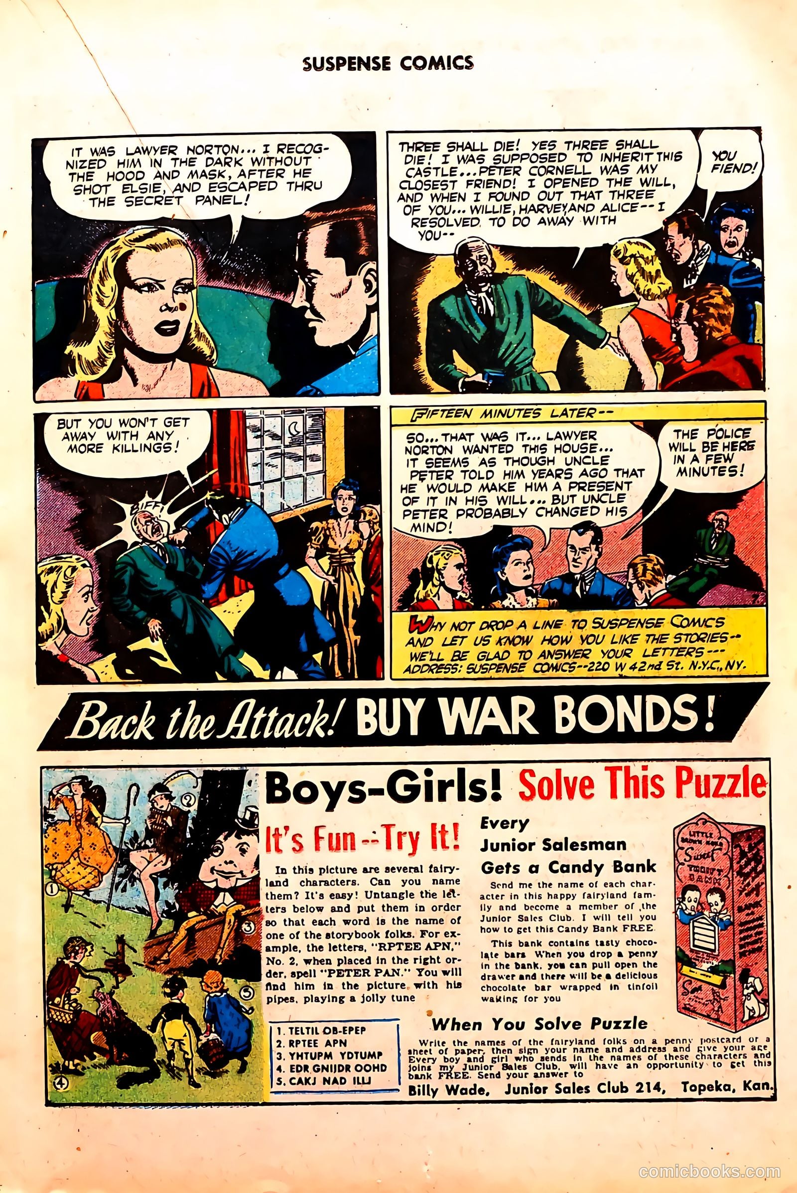 Suspense Comics #5 (1944) — page 23 of 52