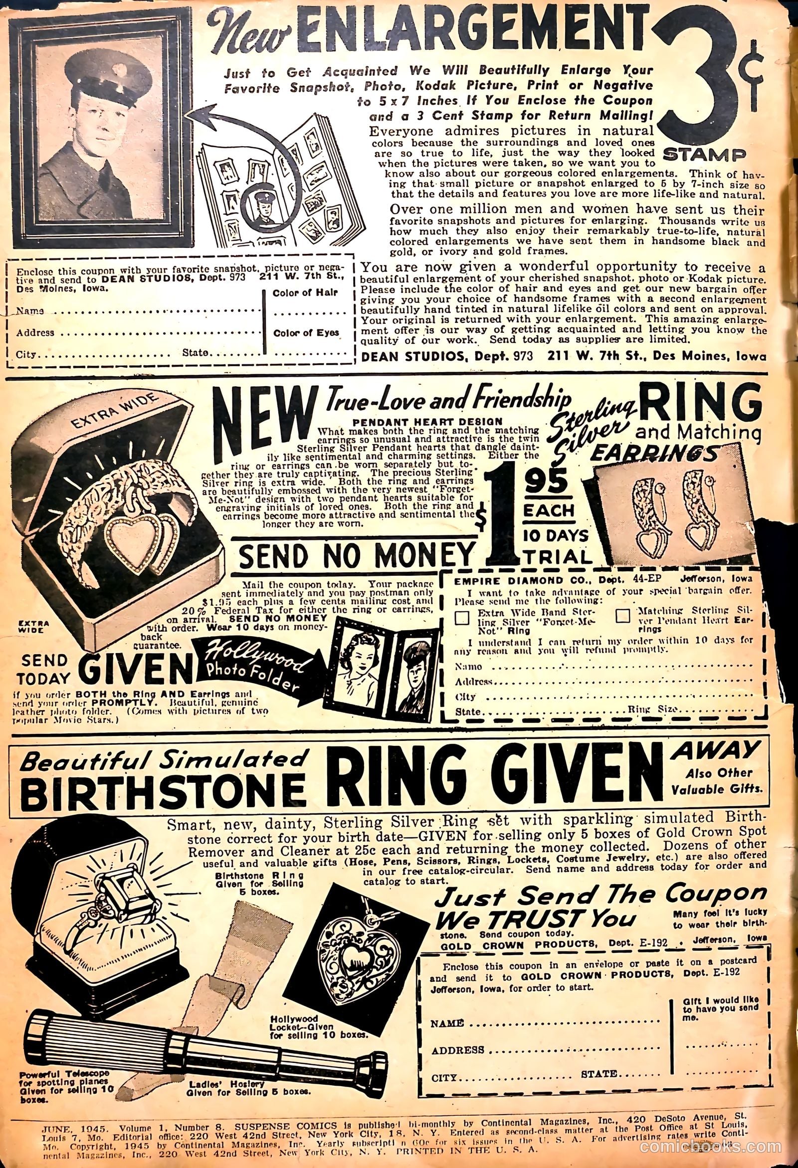 Suspense Comics #8 (1945) — page 3 of 53