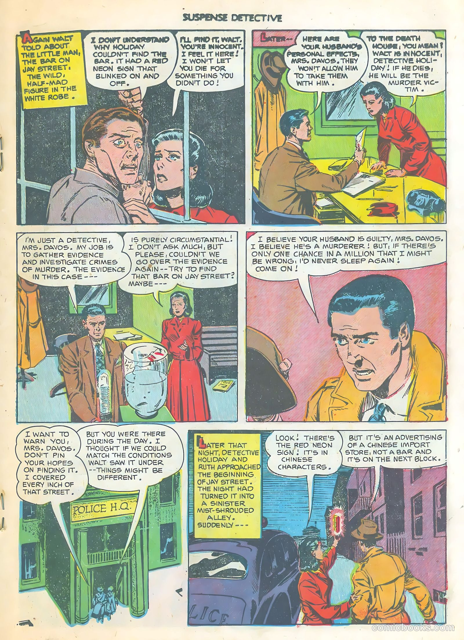 Suspense Detective #1 (1952) — page 19 of 36