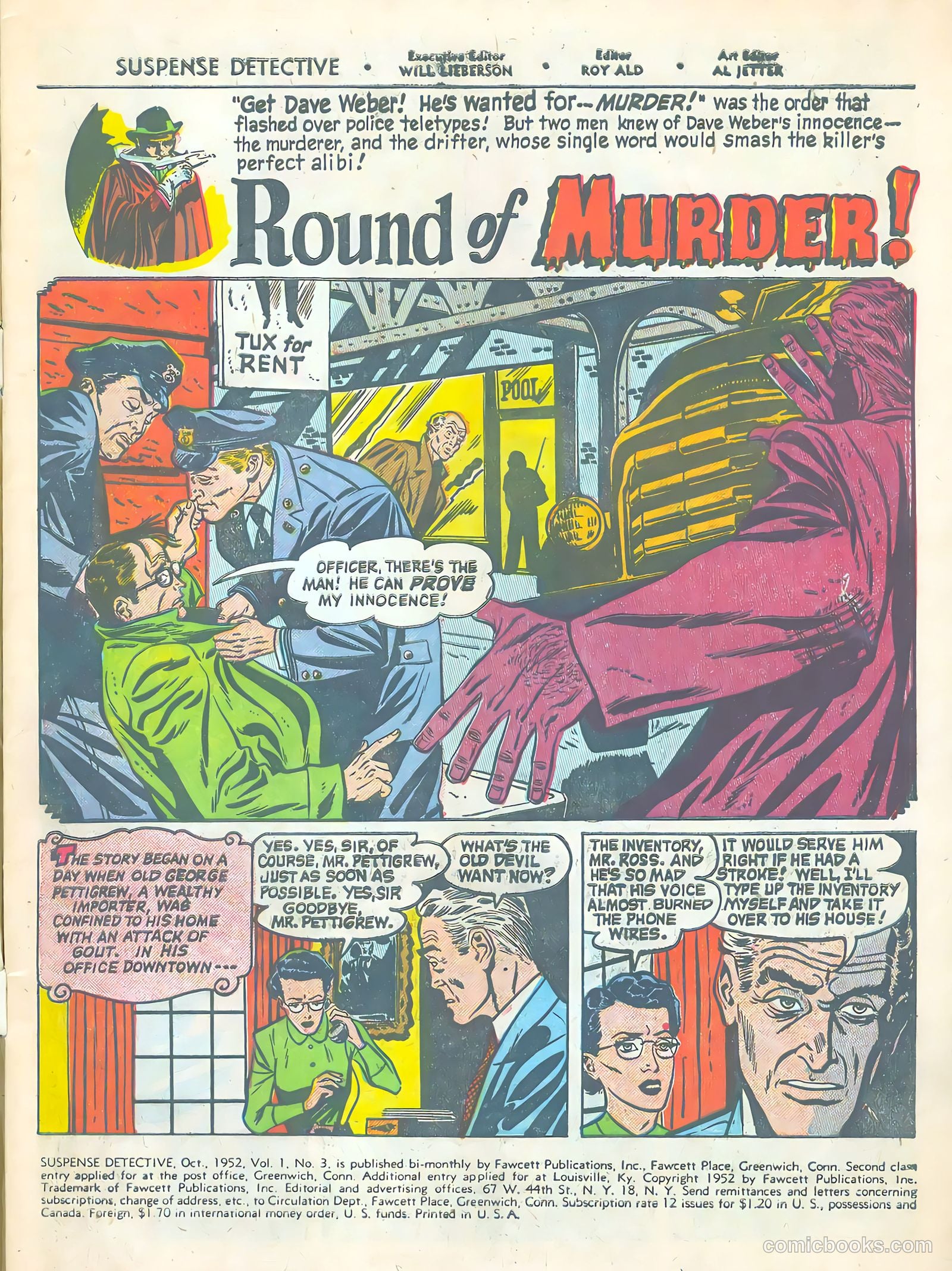 Suspense Detective #3 (1952) — page 3 of 36