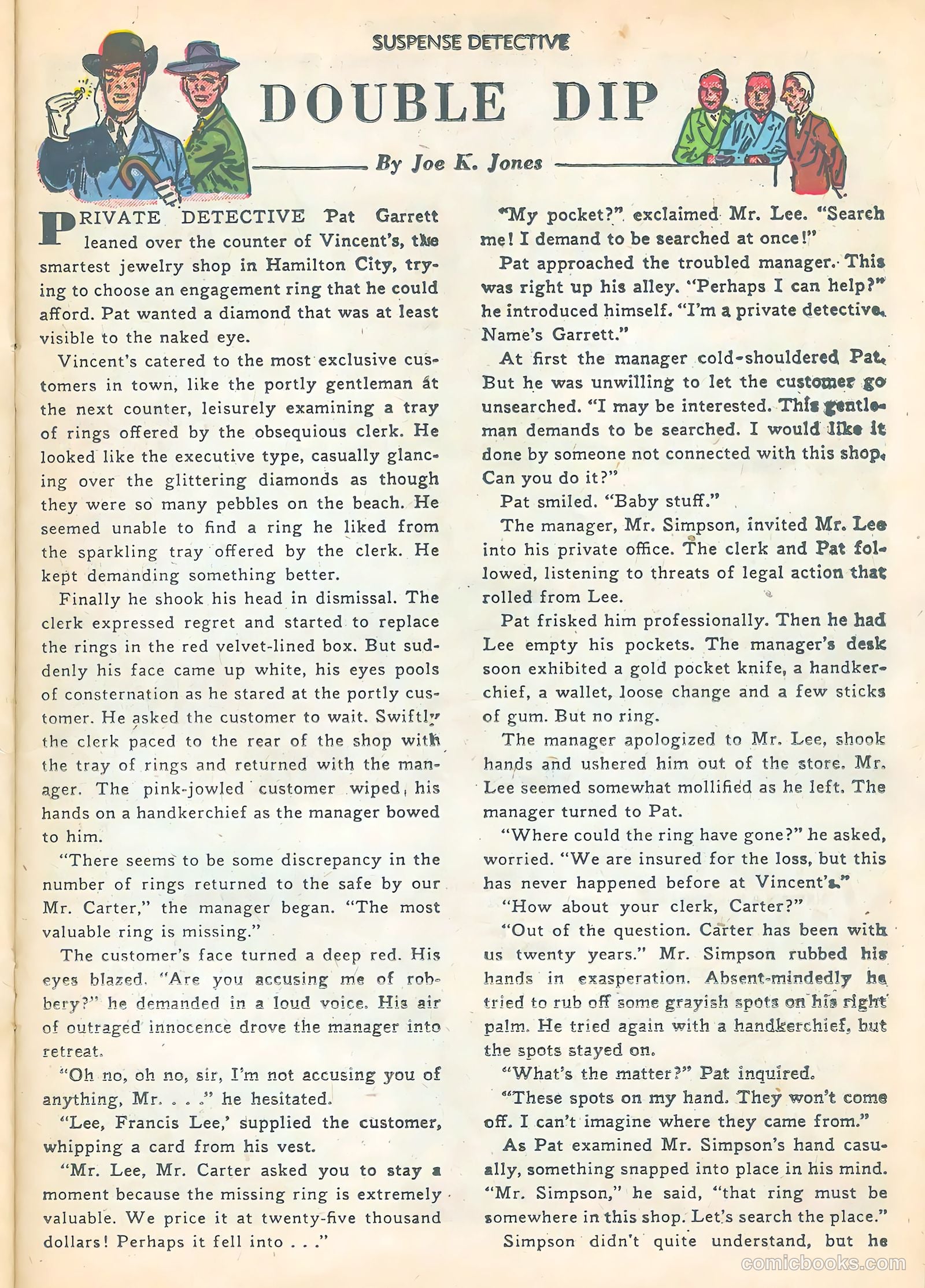 Suspense Detective #3 (1952) — page 23 of 36