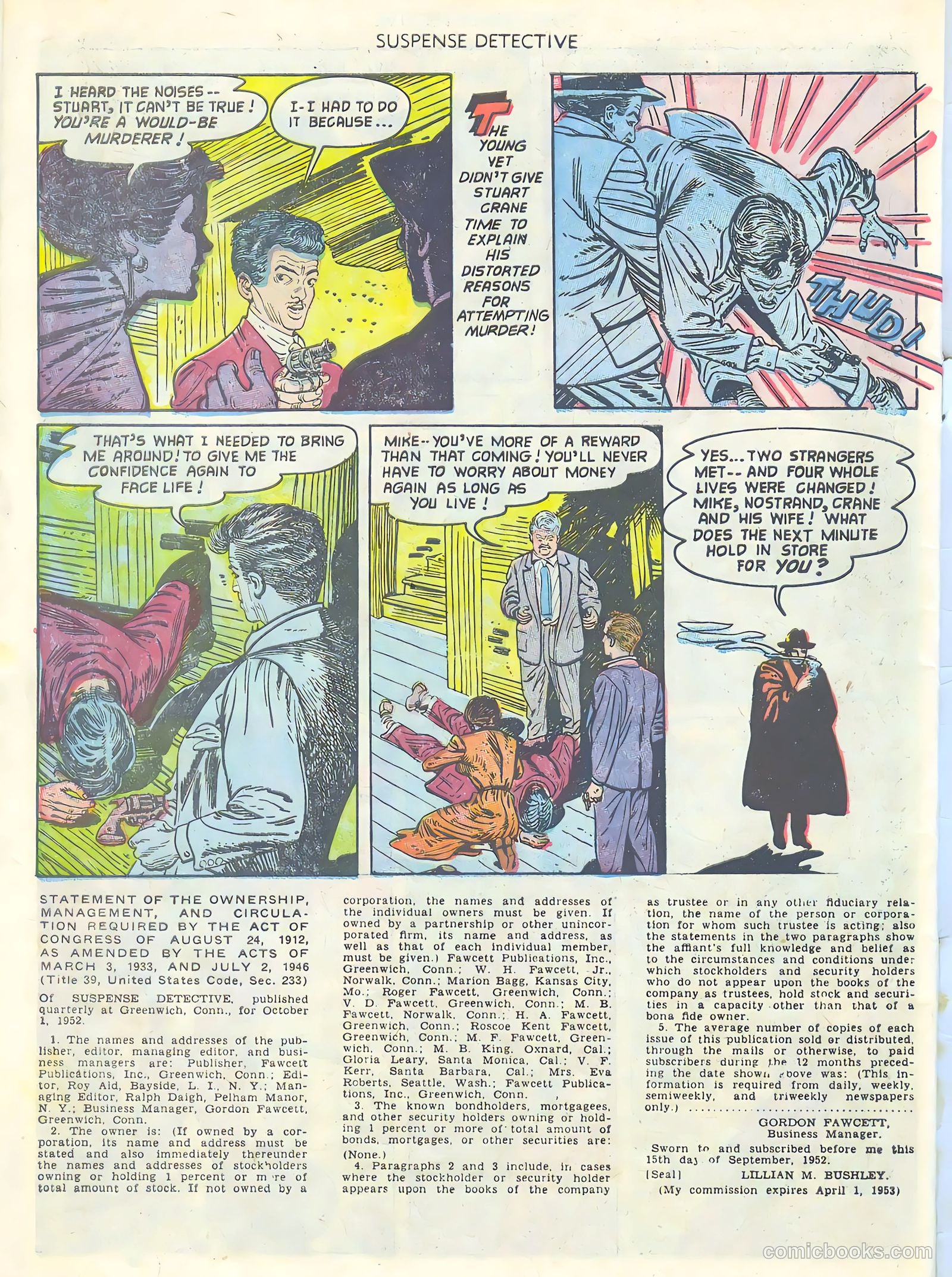 Suspense Detective #5 (1953) — page 34 of 36
