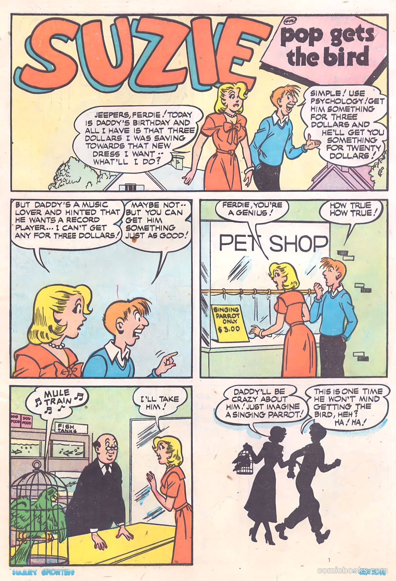 Suzie Comics #75 (1950) — page 3 of 52