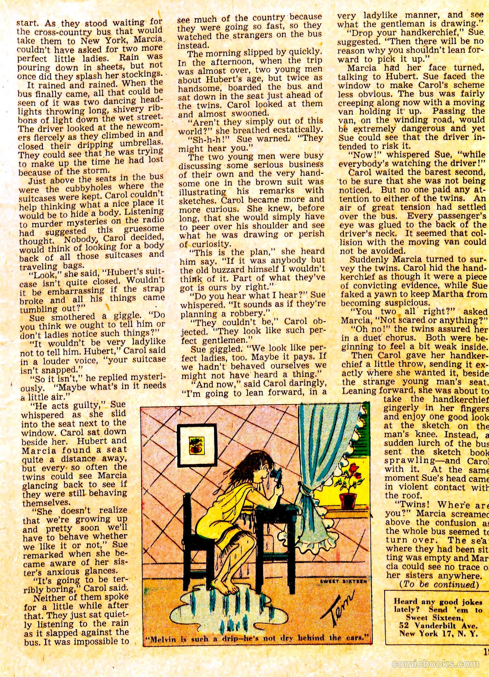 Sweet Sixteen #1 (1946) — page 19 of 51