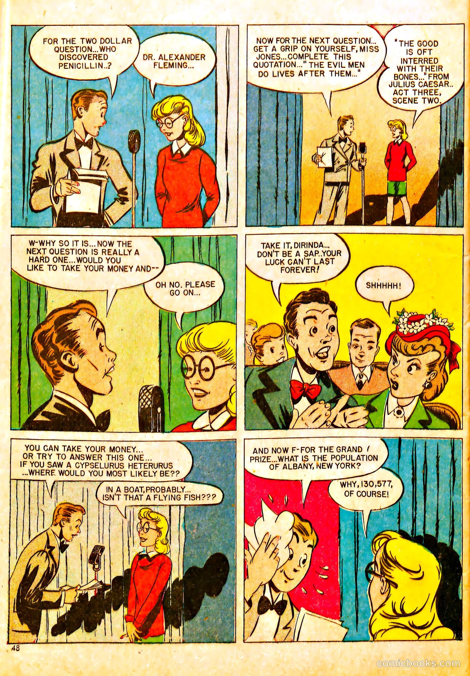 Sweet Sixteen #1 (1946) — page 47 of 51