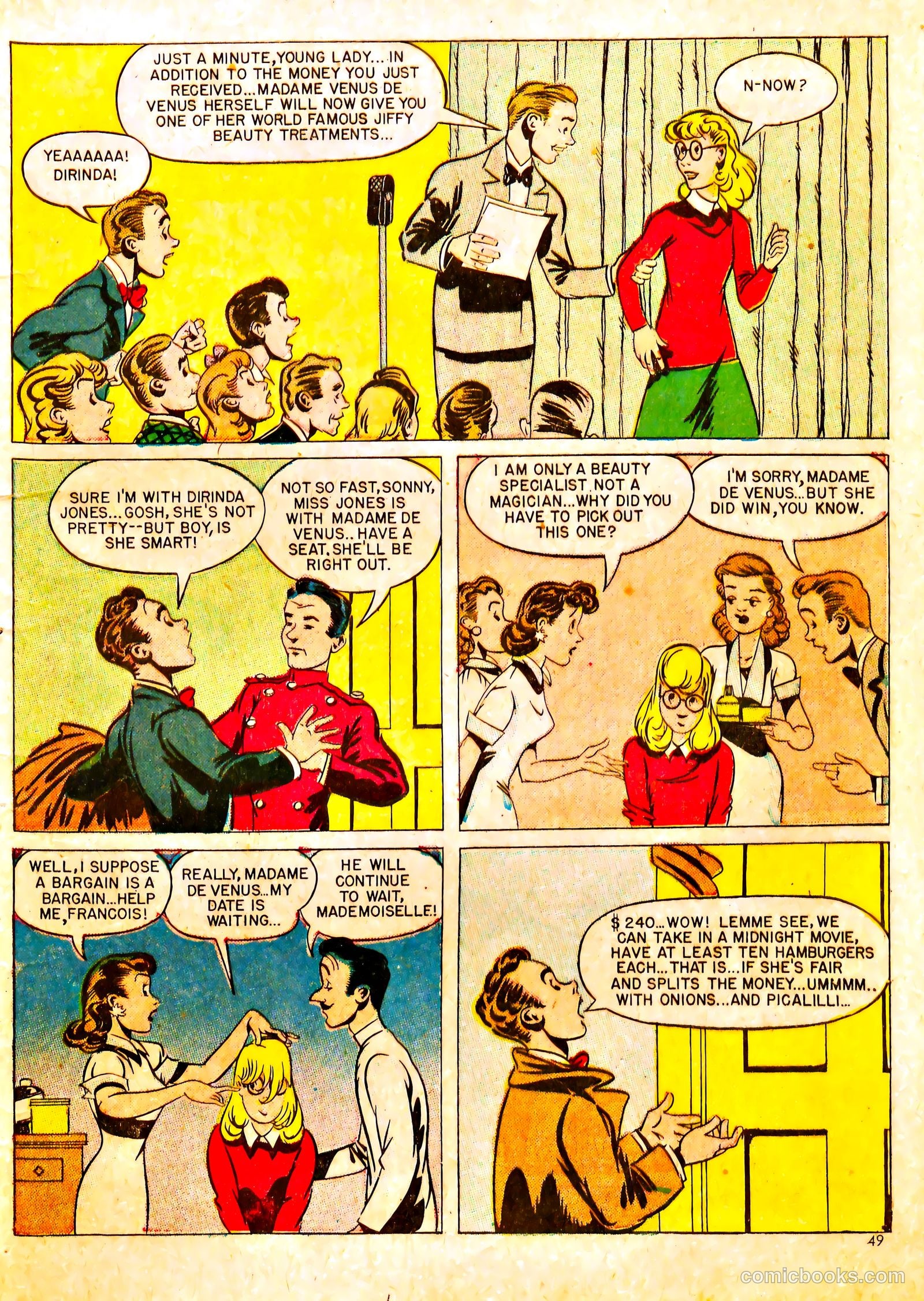 Sweet Sixteen #1 (1946) — page 48 of 51