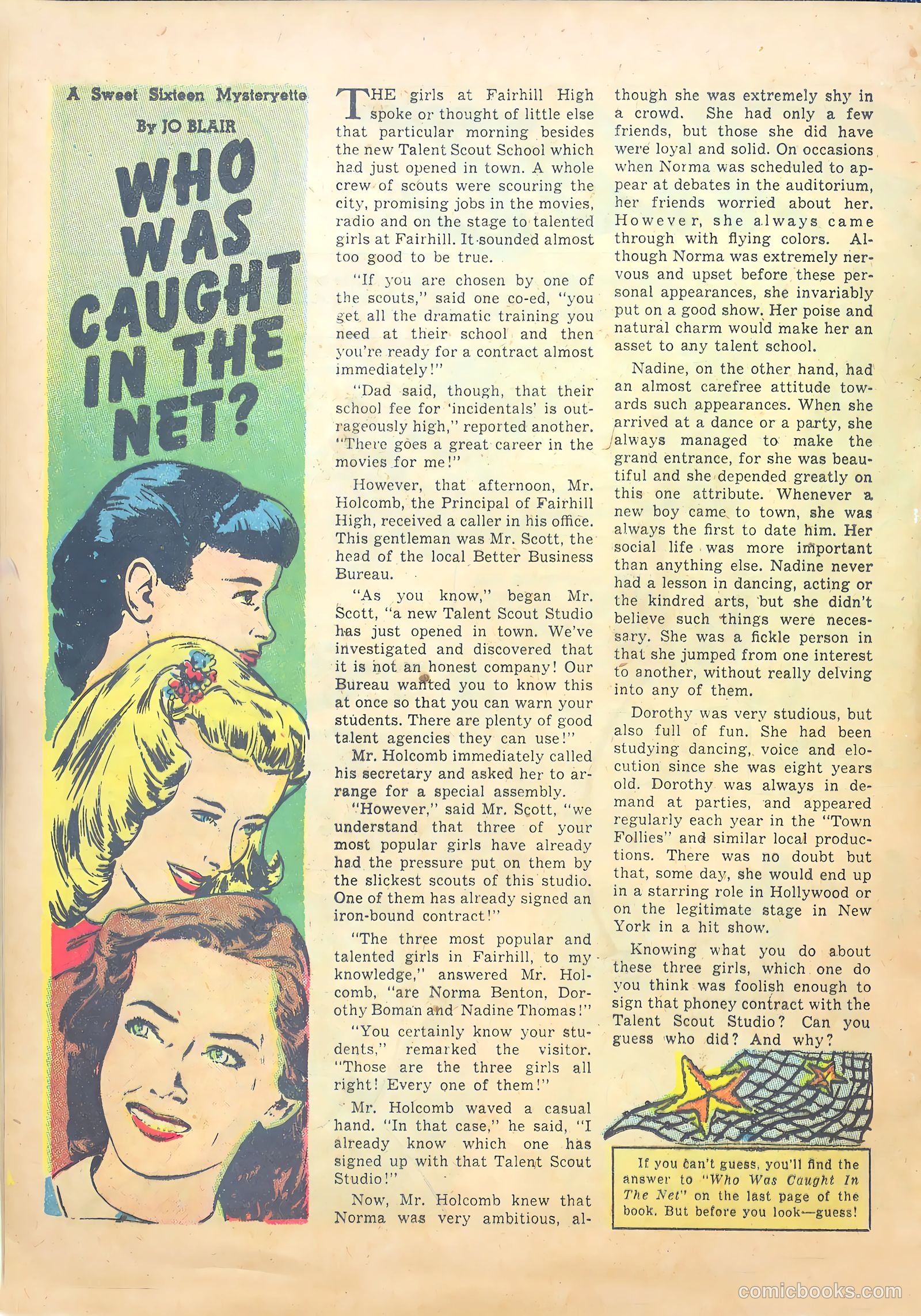 Sweet Sixteen #10 (1947) — page 19 of 35