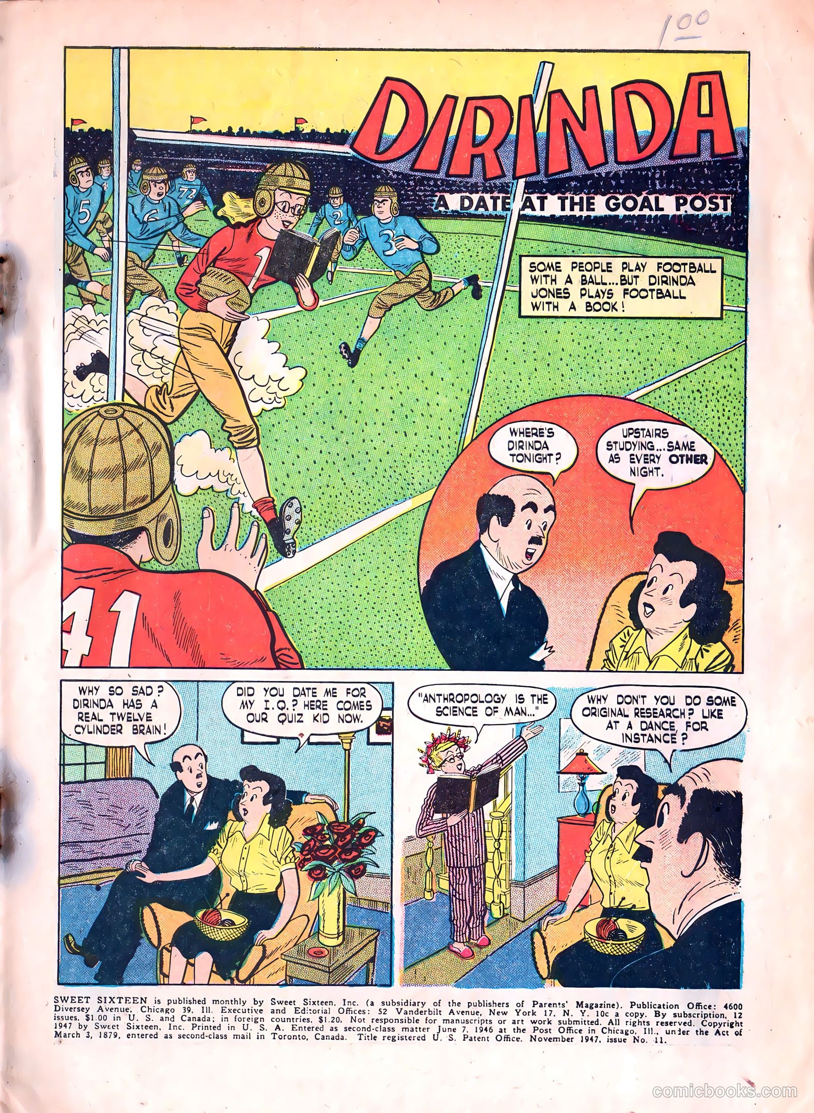 Sweet Sixteen #11 (1947) — page 2 of 34