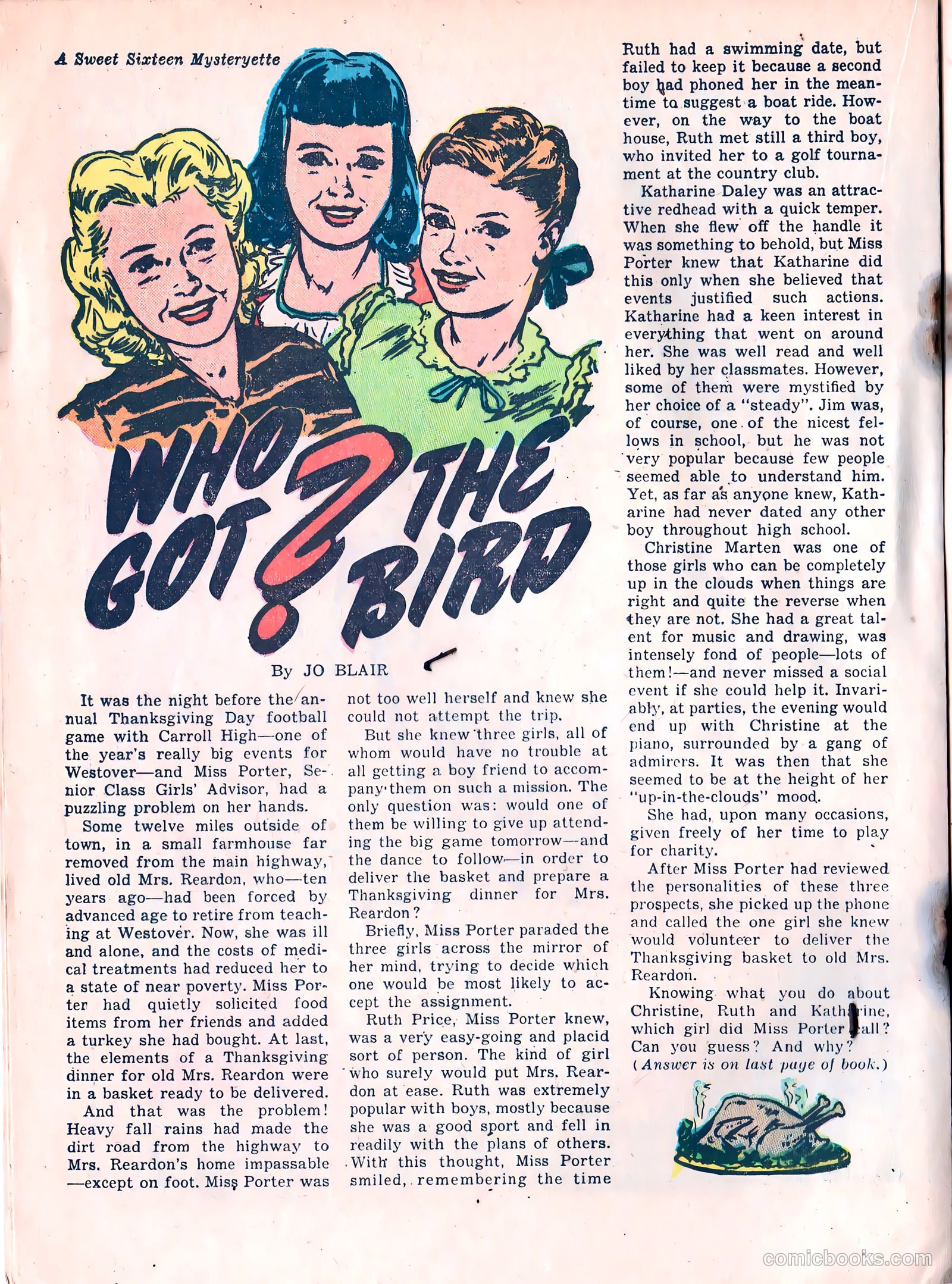 Sweet Sixteen #11 (1947) — page 18 of 34