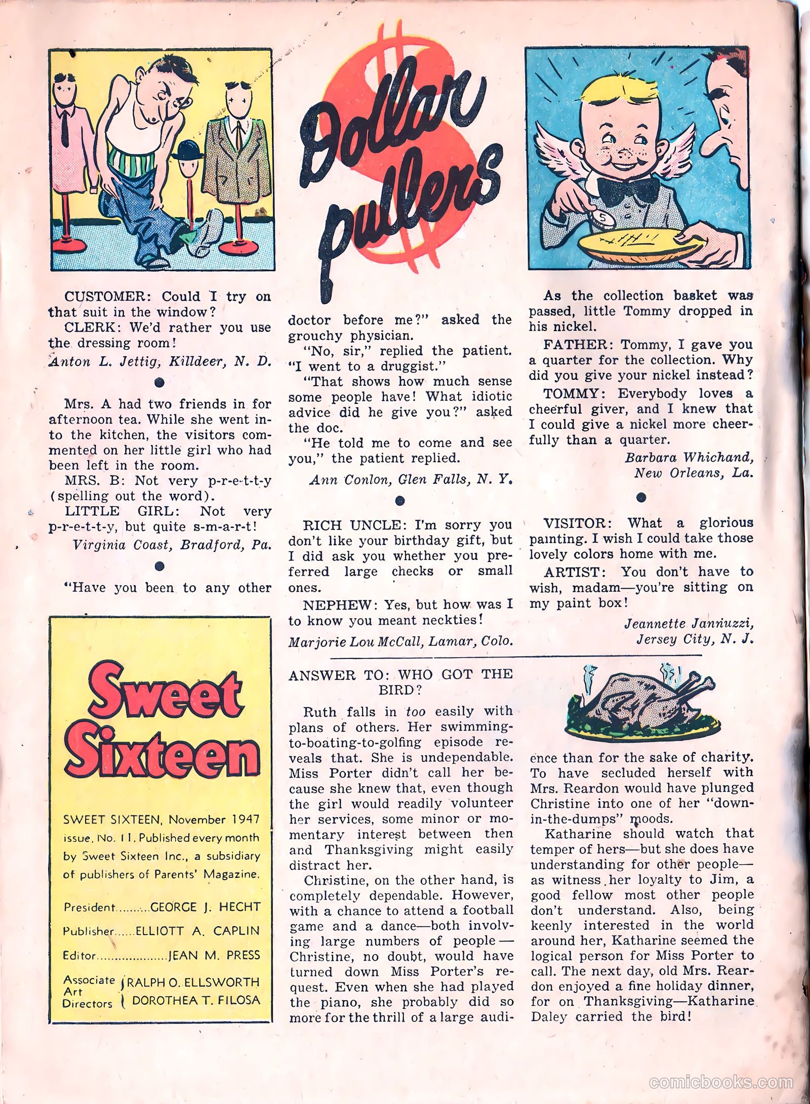 Sweet Sixteen #11 (1947) — page 32 of 34