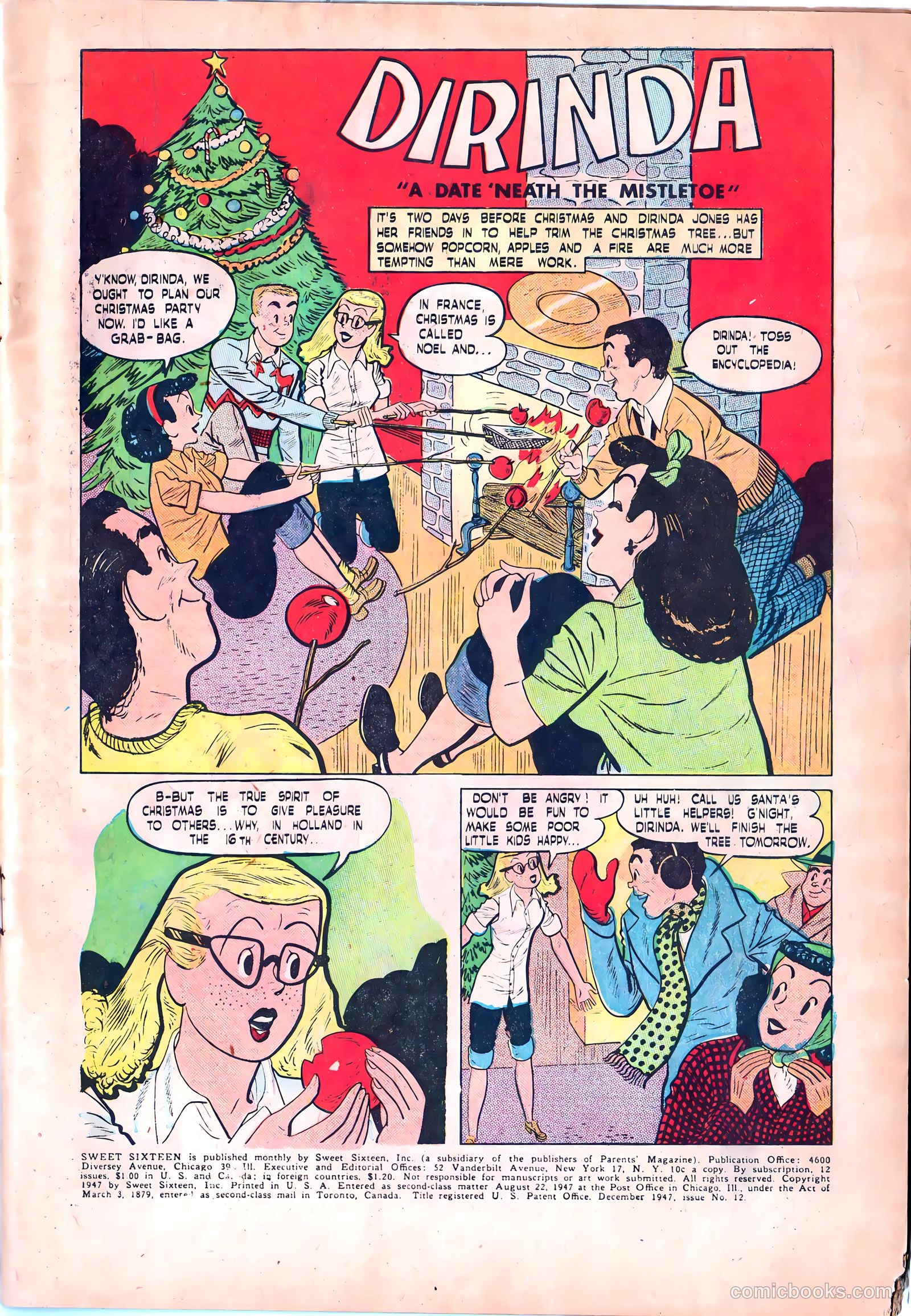 Sweet Sixteen #12 (1947) — page 3 of 34