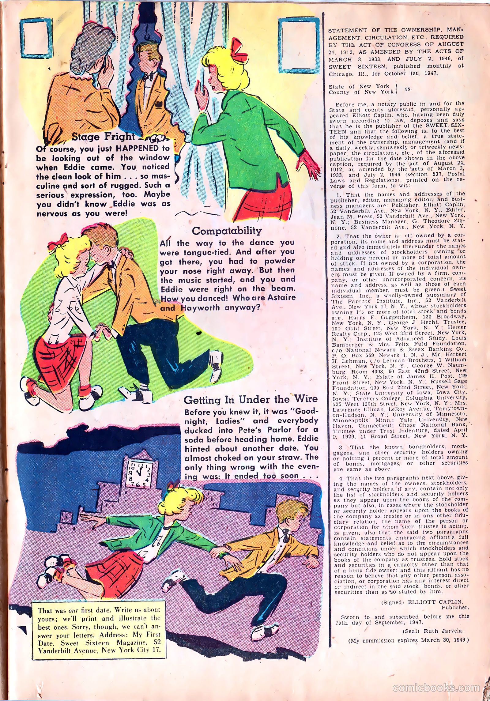 Sweet Sixteen #12 (1947) — page 13 of 34