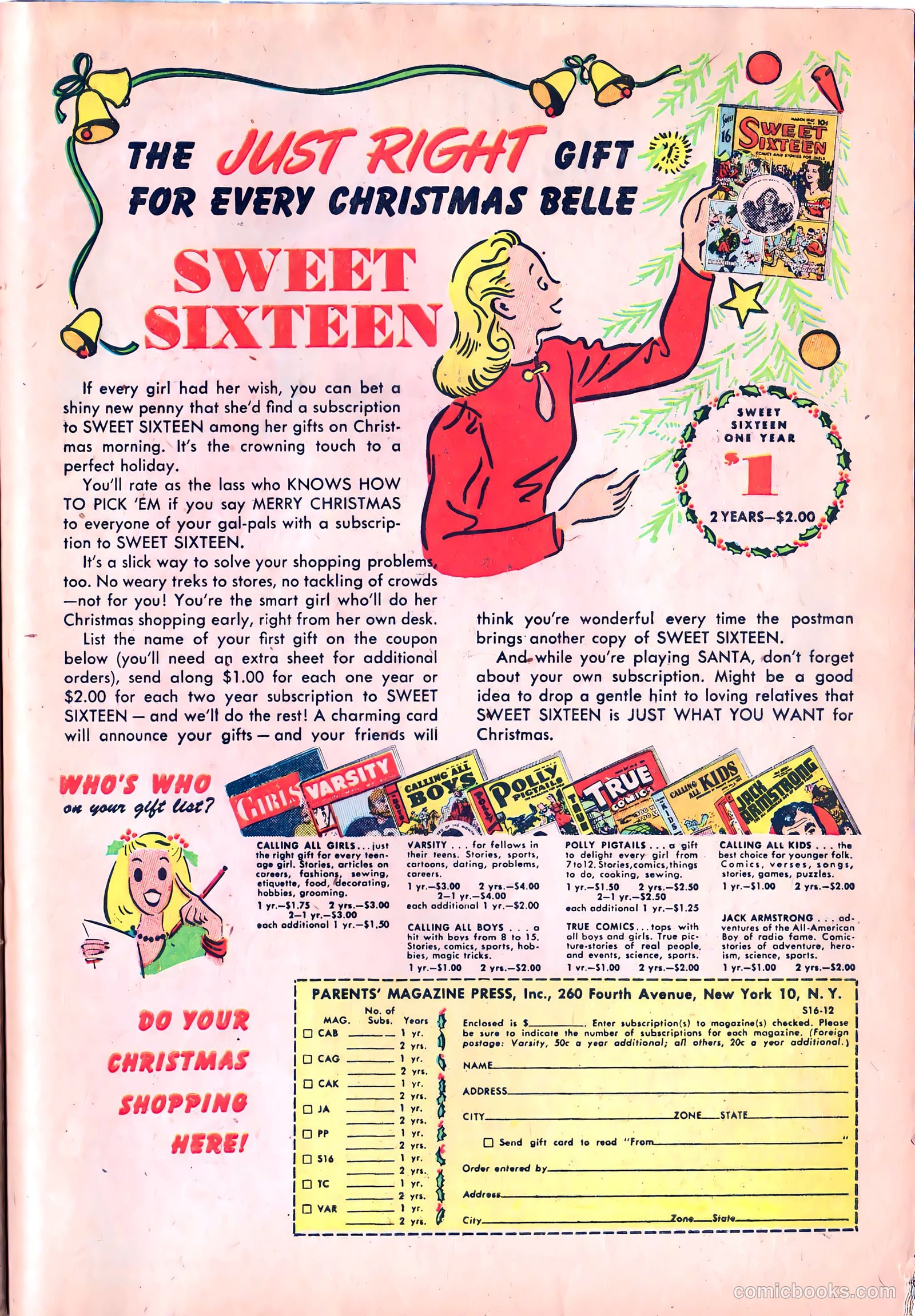 Sweet Sixteen #12 (1947) — page 25 of 34