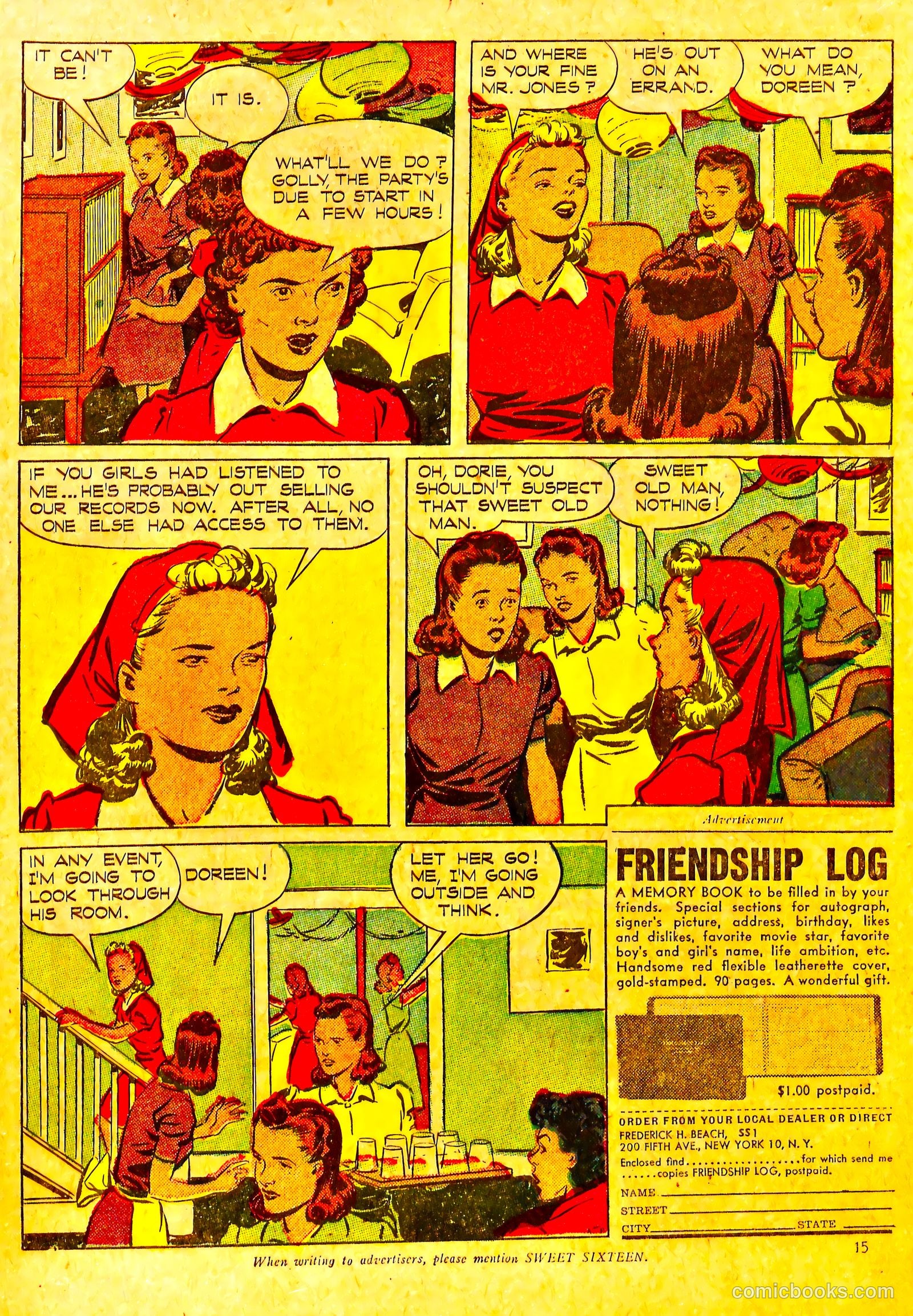 Sweet Sixteen #2 (1946) — page 15 of 51