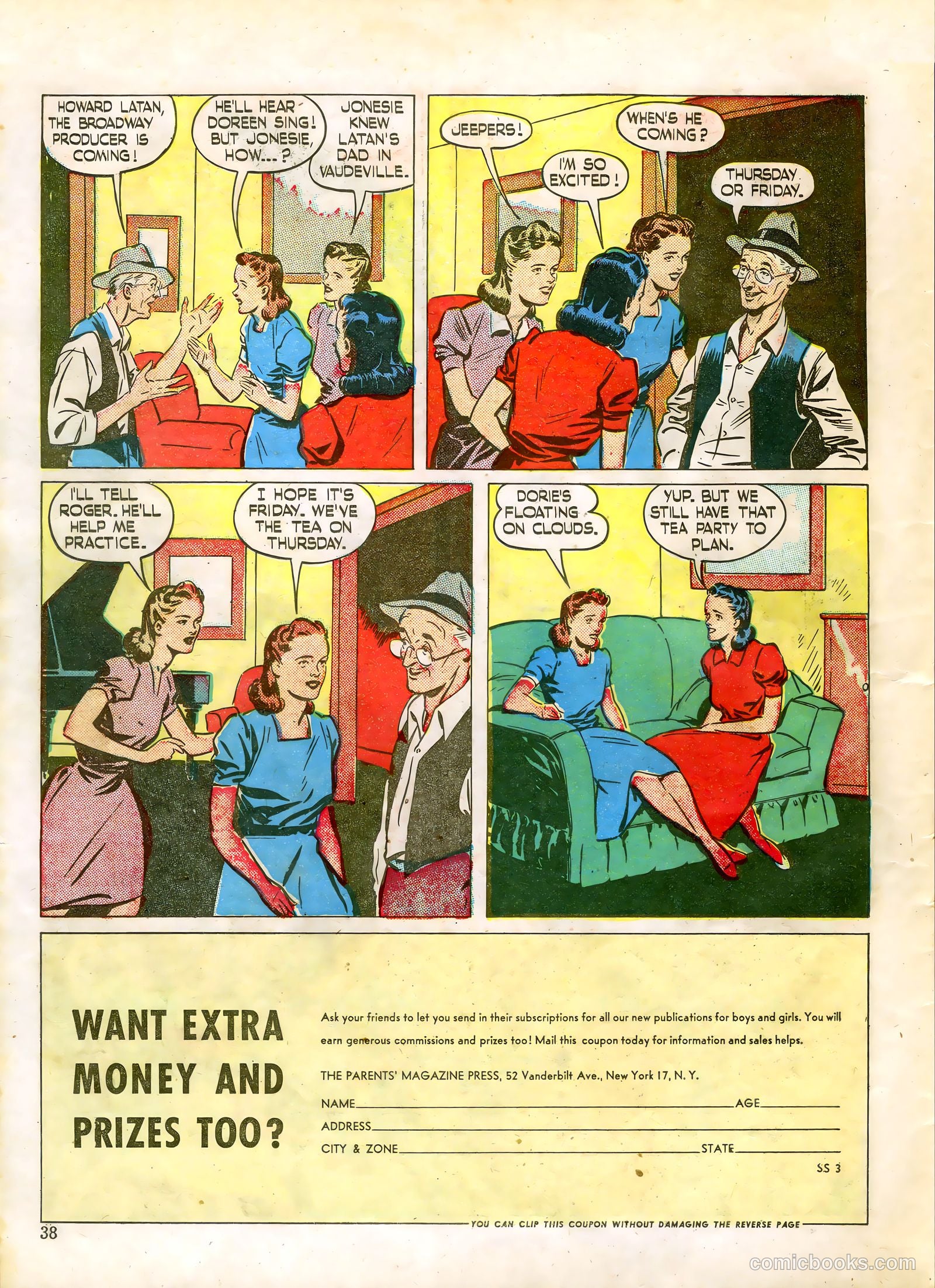 Sweet Sixteen #3 (1947) — page 39 of 53