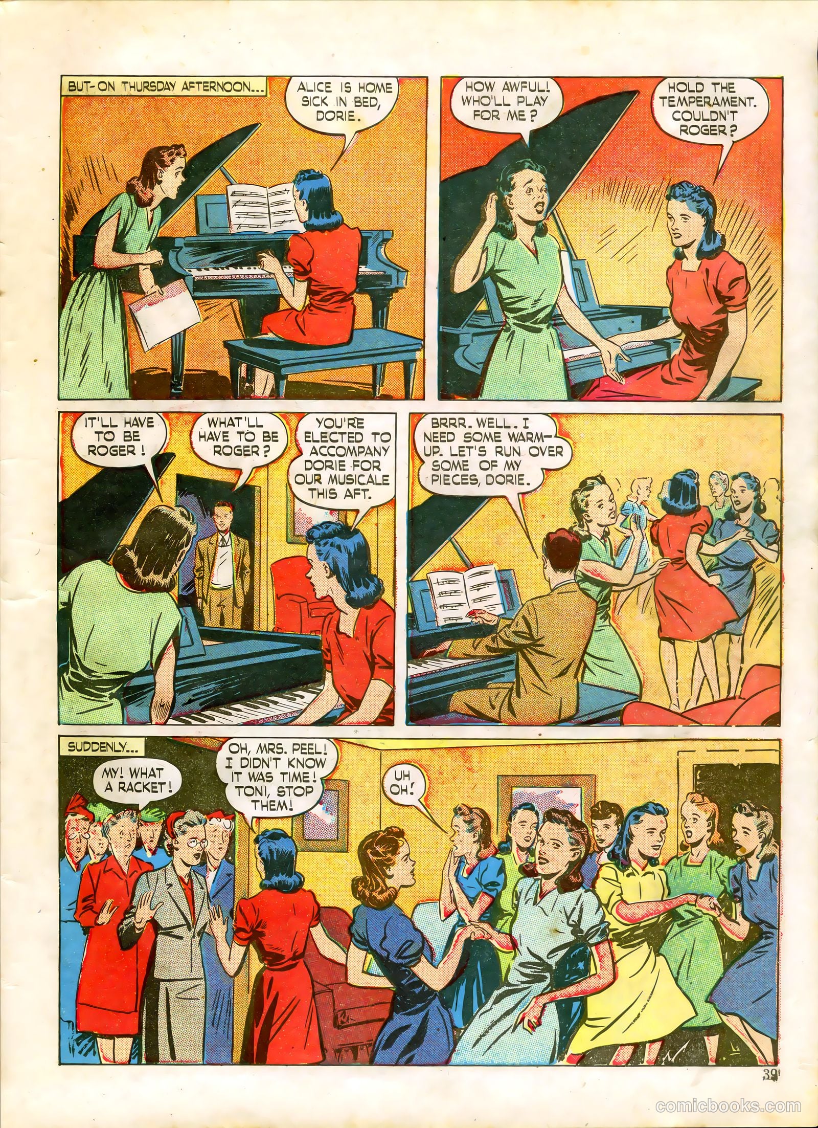 Sweet Sixteen #3 (1947) — page 40 of 53
