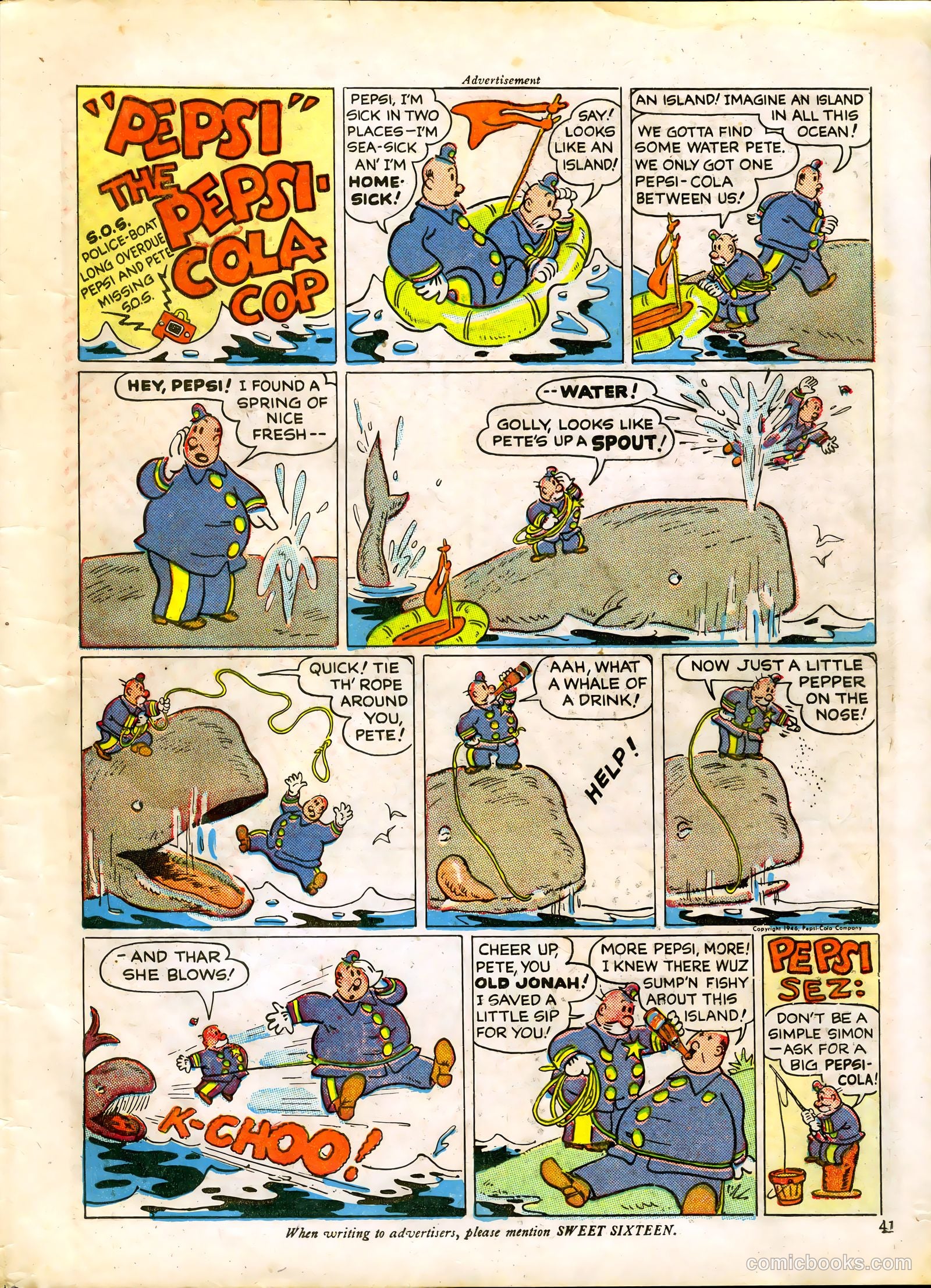 Sweet Sixteen #3 (1947) — page 42 of 53