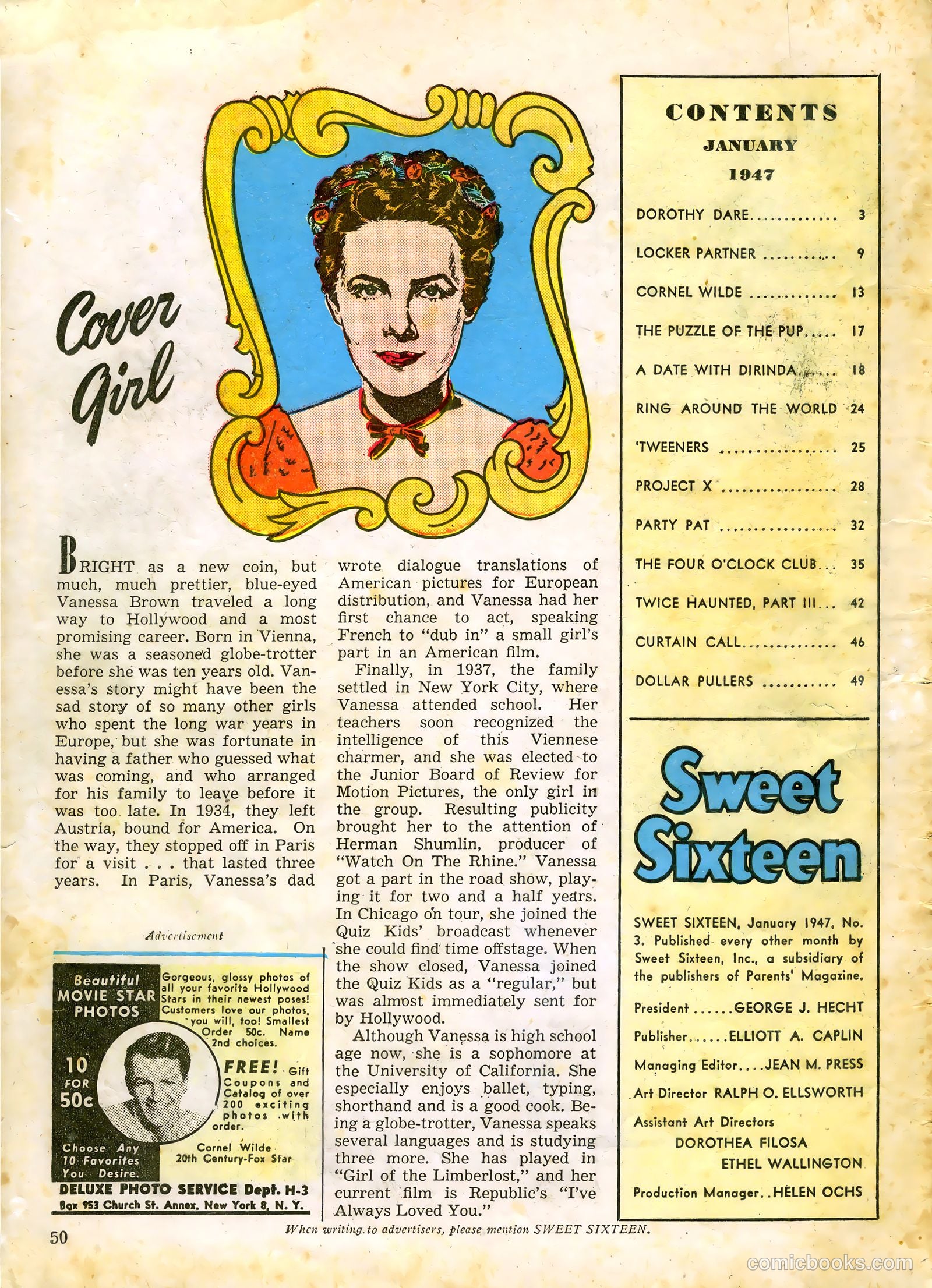 Sweet Sixteen #3 (1947) — page 51 of 53