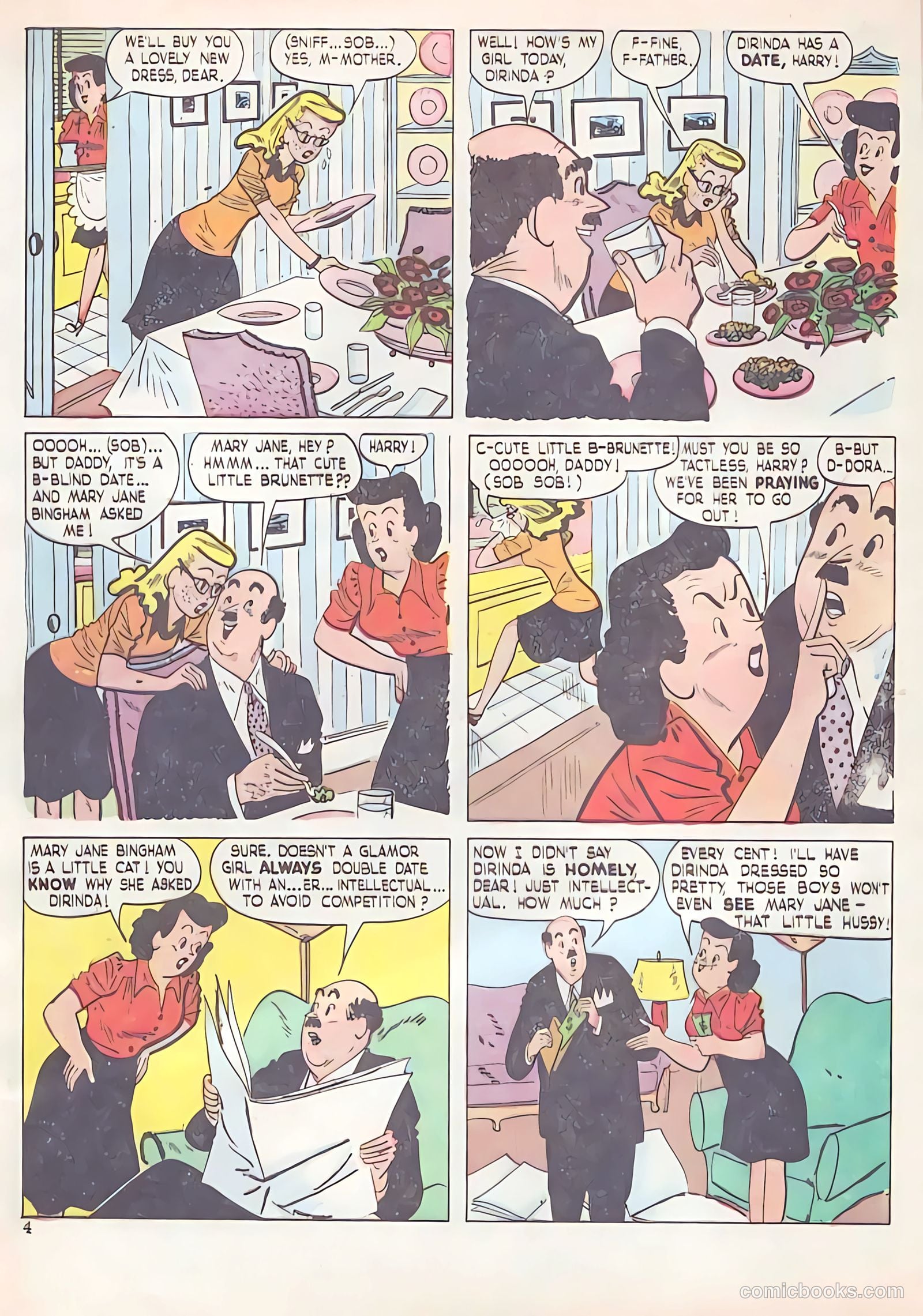 Sweet Sixteen #4 (1947) — page 4 of 52