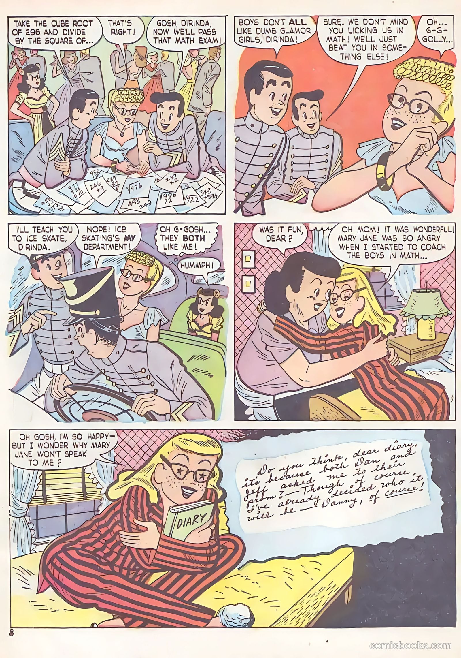 Sweet Sixteen #4 (1947) — page 8 of 52