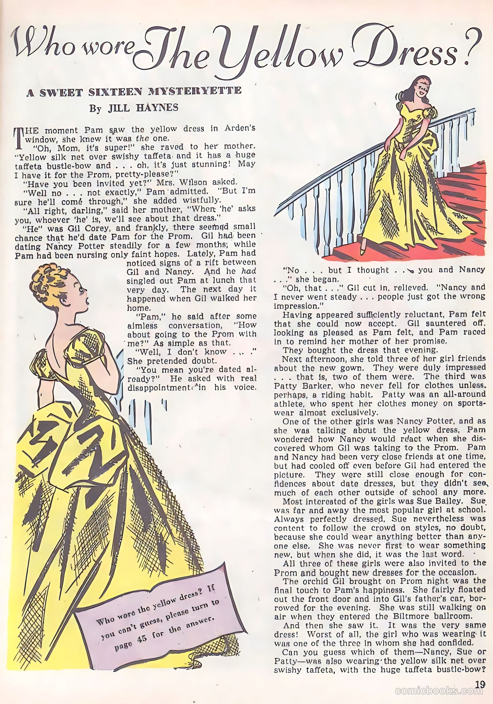 Sweet Sixteen #4 (1947) — page 19 of 52