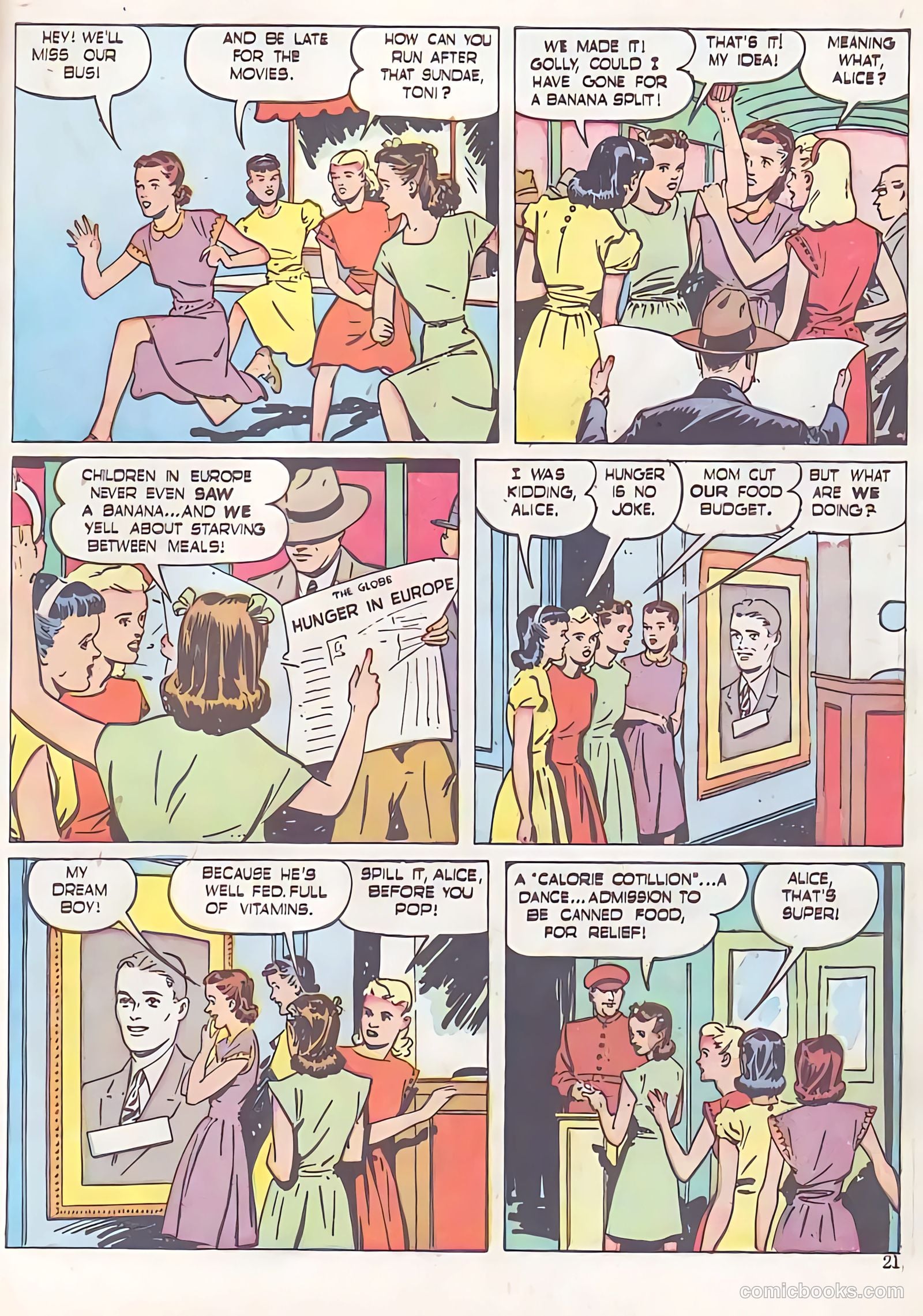 Sweet Sixteen #4 (1947) — page 21 of 52